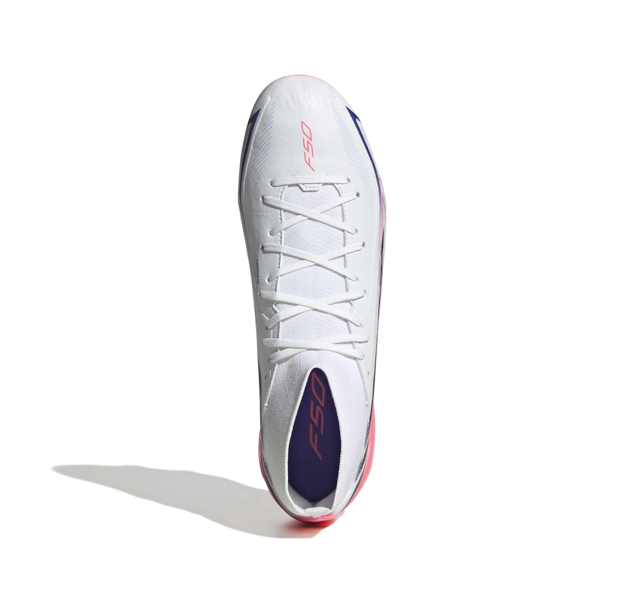 adidas adidas F50 Hyperfast League Mıd Fg Çocuk Spor Ayakkabı Beyaz - 3