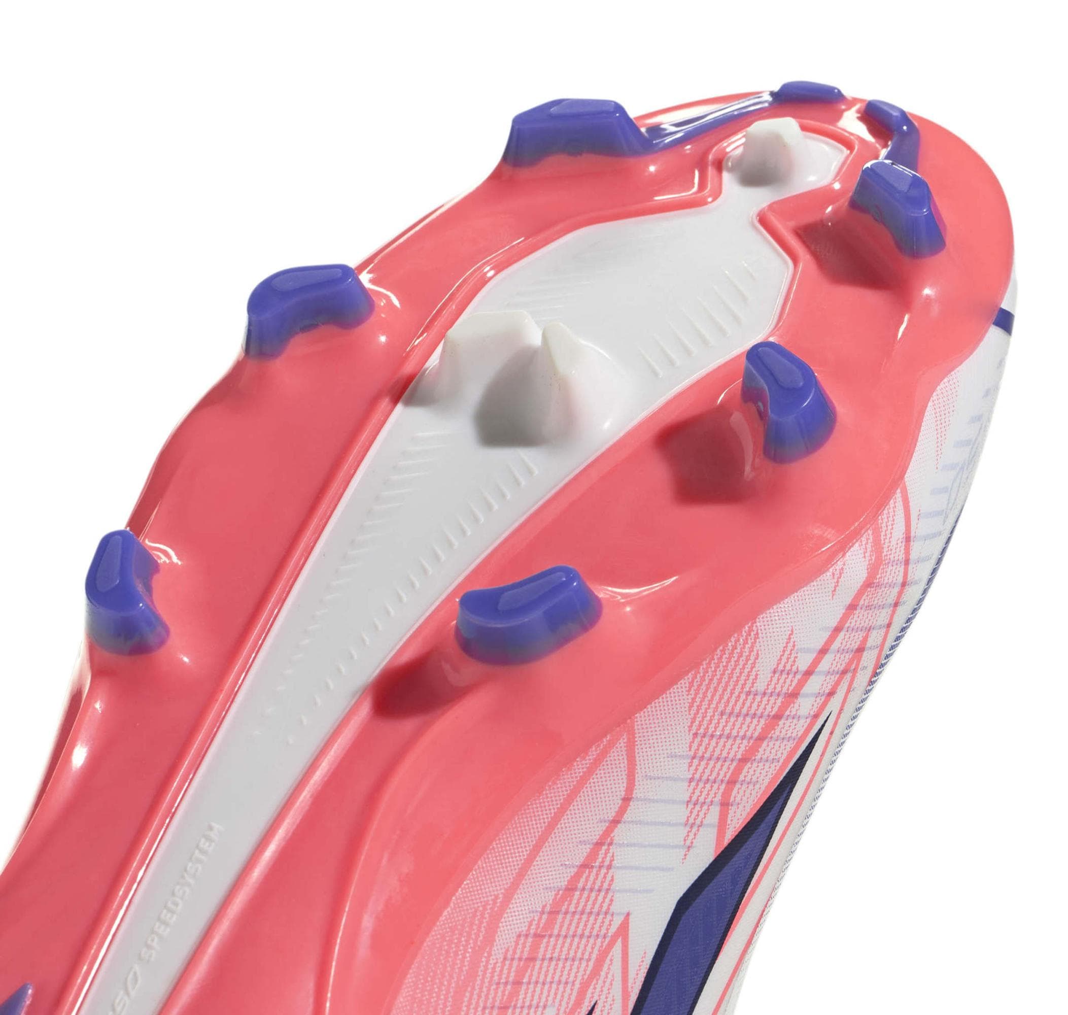 adidas adidas F50 Hyperfast League Mıd Fg Çocuk Spor Ayakkabı Beyaz - 7