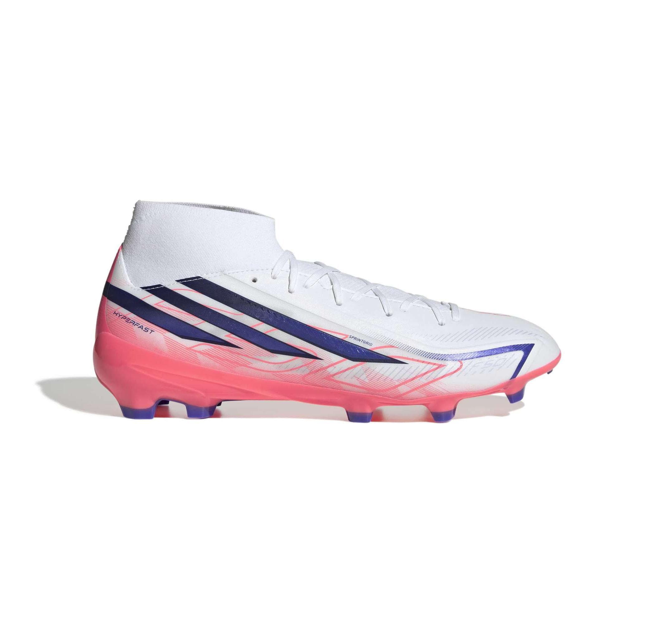 adidas adidas F50 Hyperfast League Mıd Fg Erkek Spor Ayakkabı Beyaz