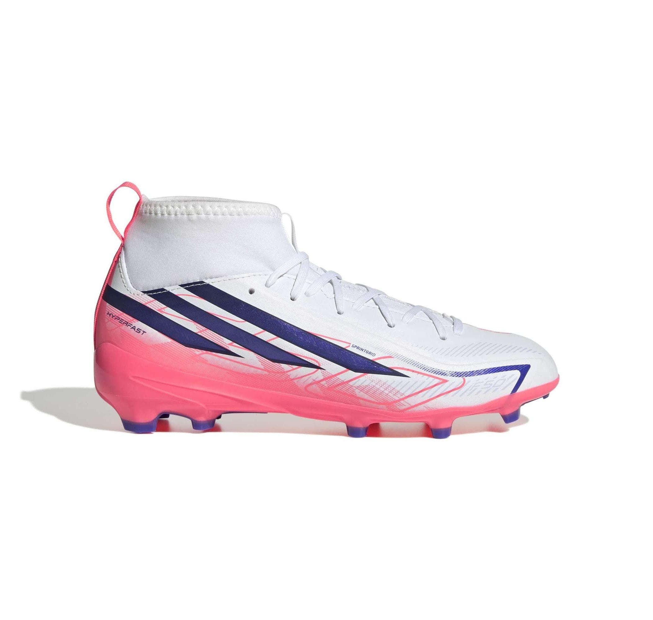 adidas adidas F50 Hyperfast League Mıd Fg J Çocuk Spor Ayakkabı Beyaz