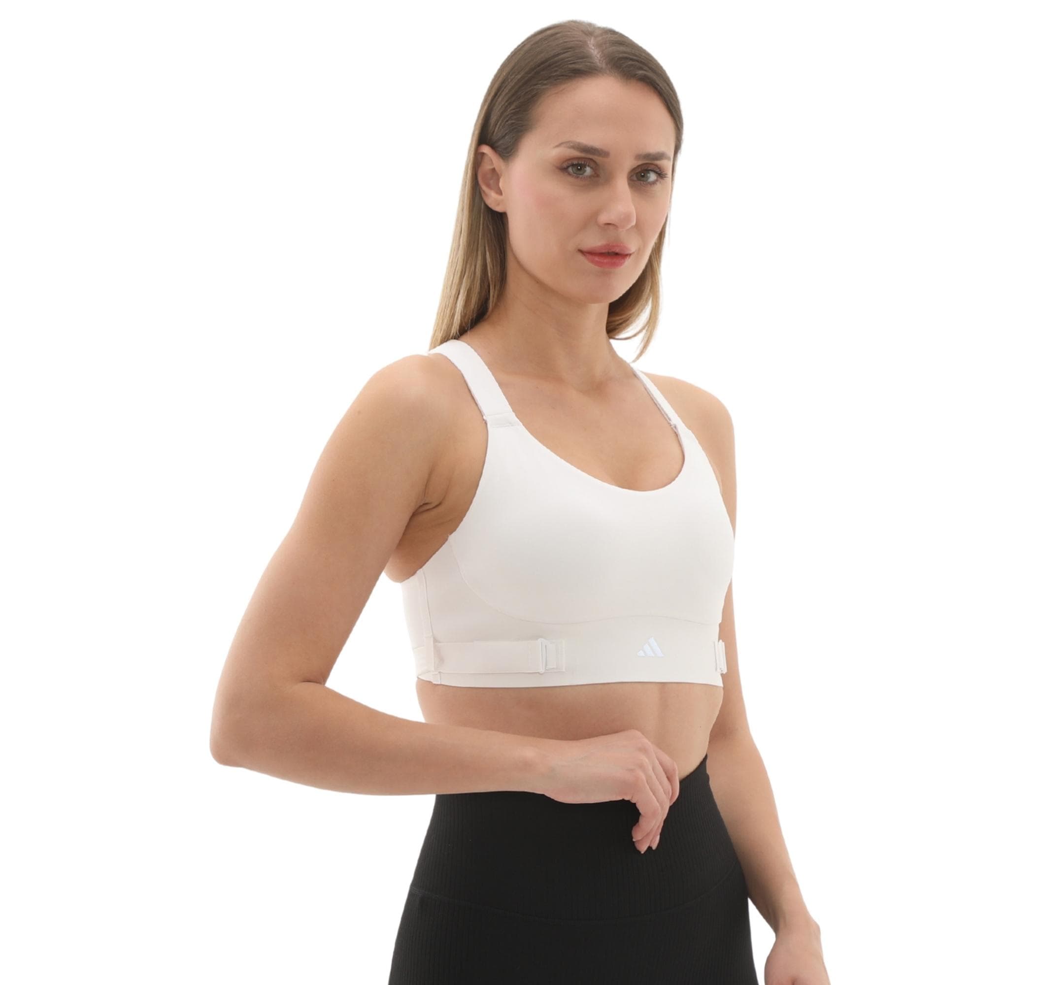 adidas adidas Fastım L Hs Bra Kadın Büstiyer Beyaz - 3