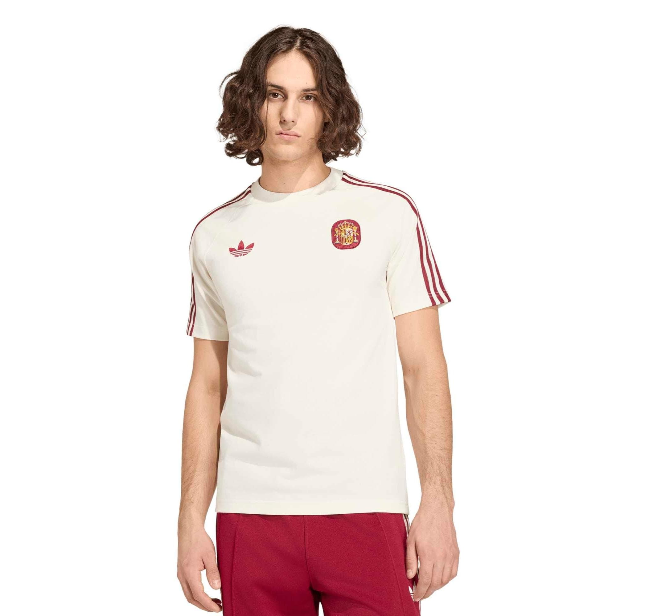 adidas adidas Fef İspanya Og Tee Erkek T-Shirt Beyaz