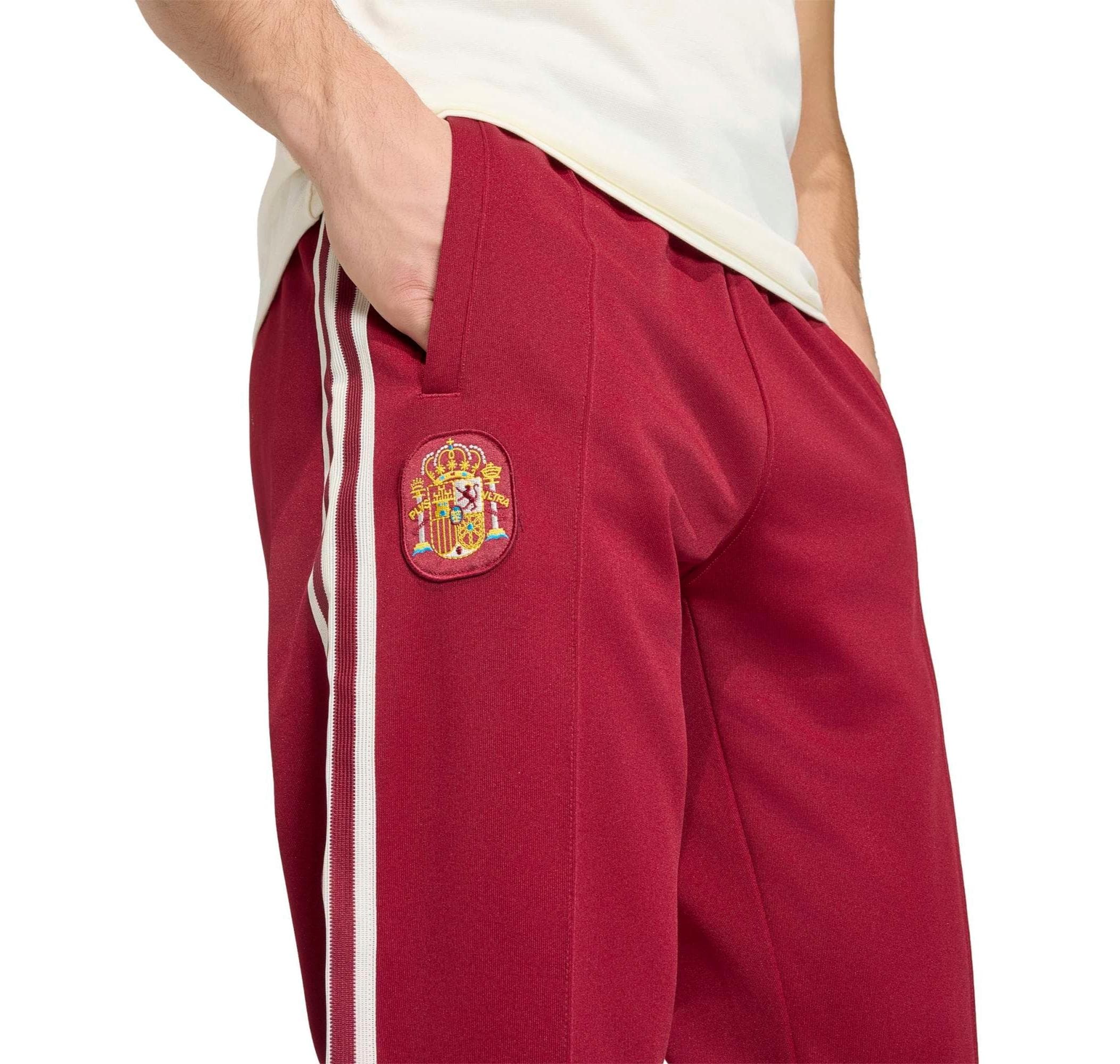 adidas adidas Fef İspanya Og Tp Erkek Eşofman Altı Bordo - 3