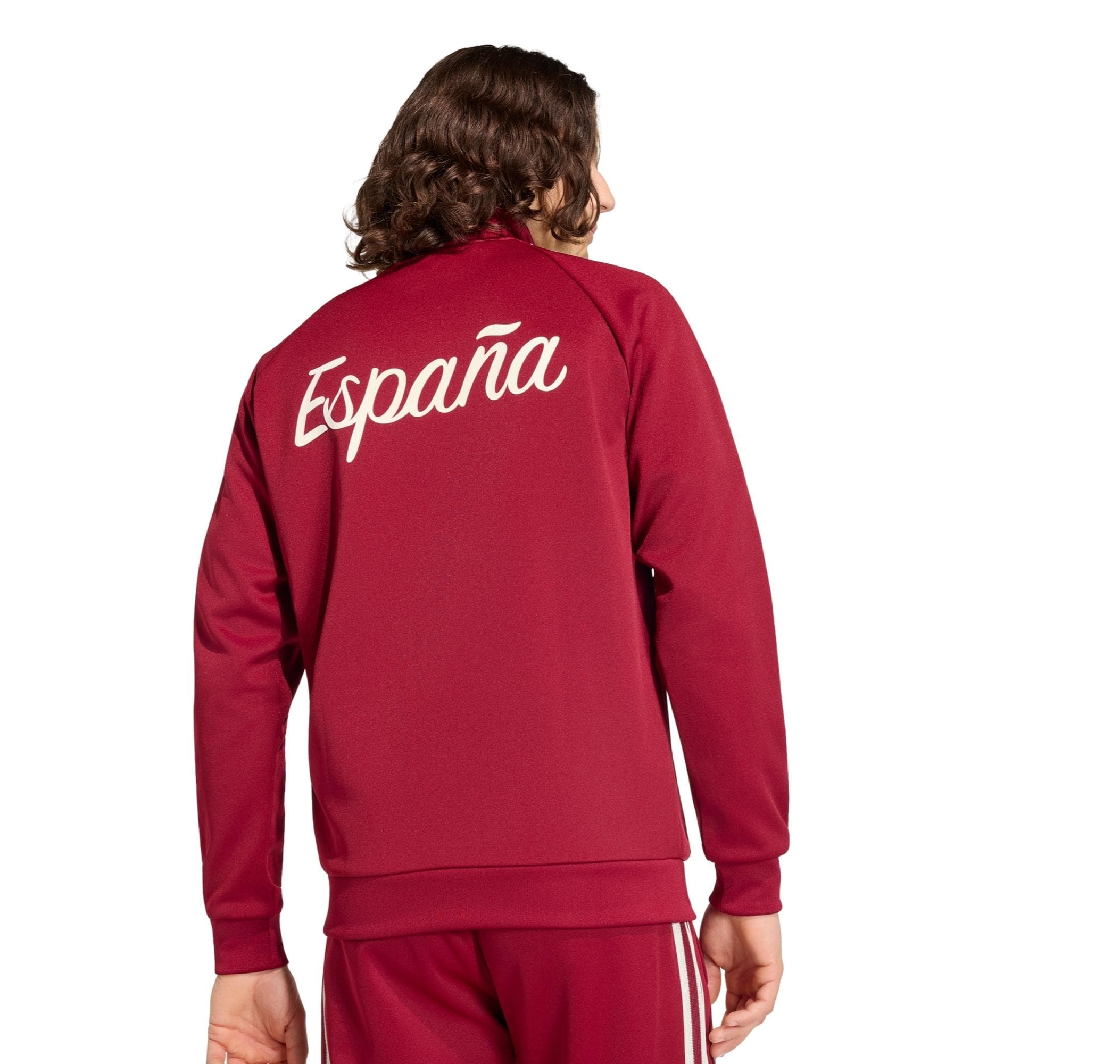 adidas adidas Fef İspanya Og Tt Erkek Ceket Bordo - 3
