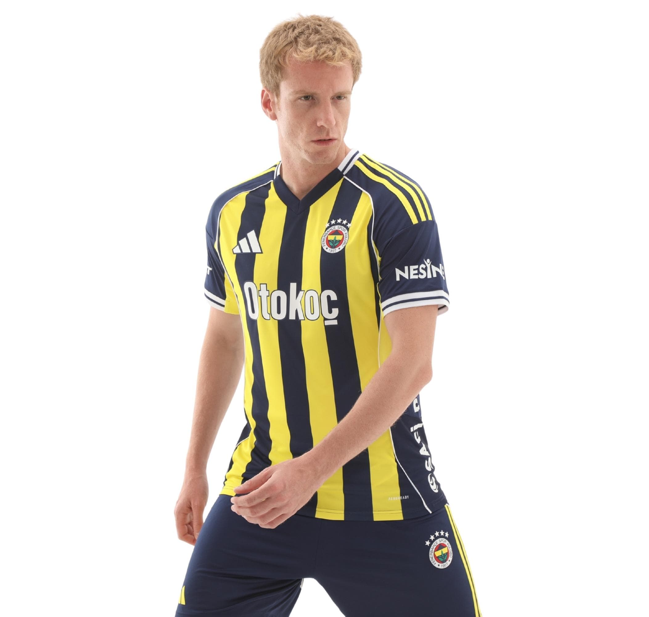Fenerbahçe adidas Fenerbahçe 25-26 İç Saha Erkek Forması Sarı - 2