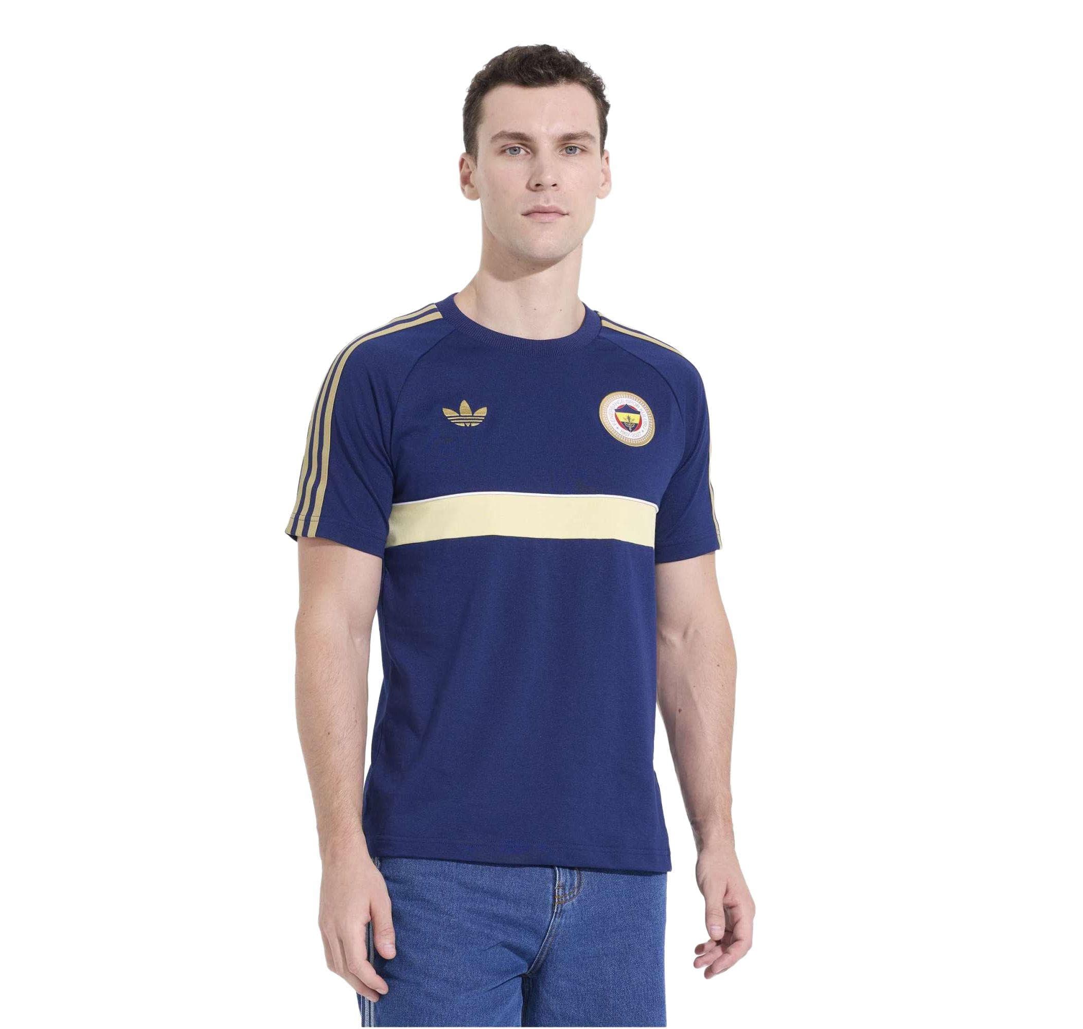 adidas adidas Fenerbahçe İstanbul Originals Erkek T-Shirt Lacivert