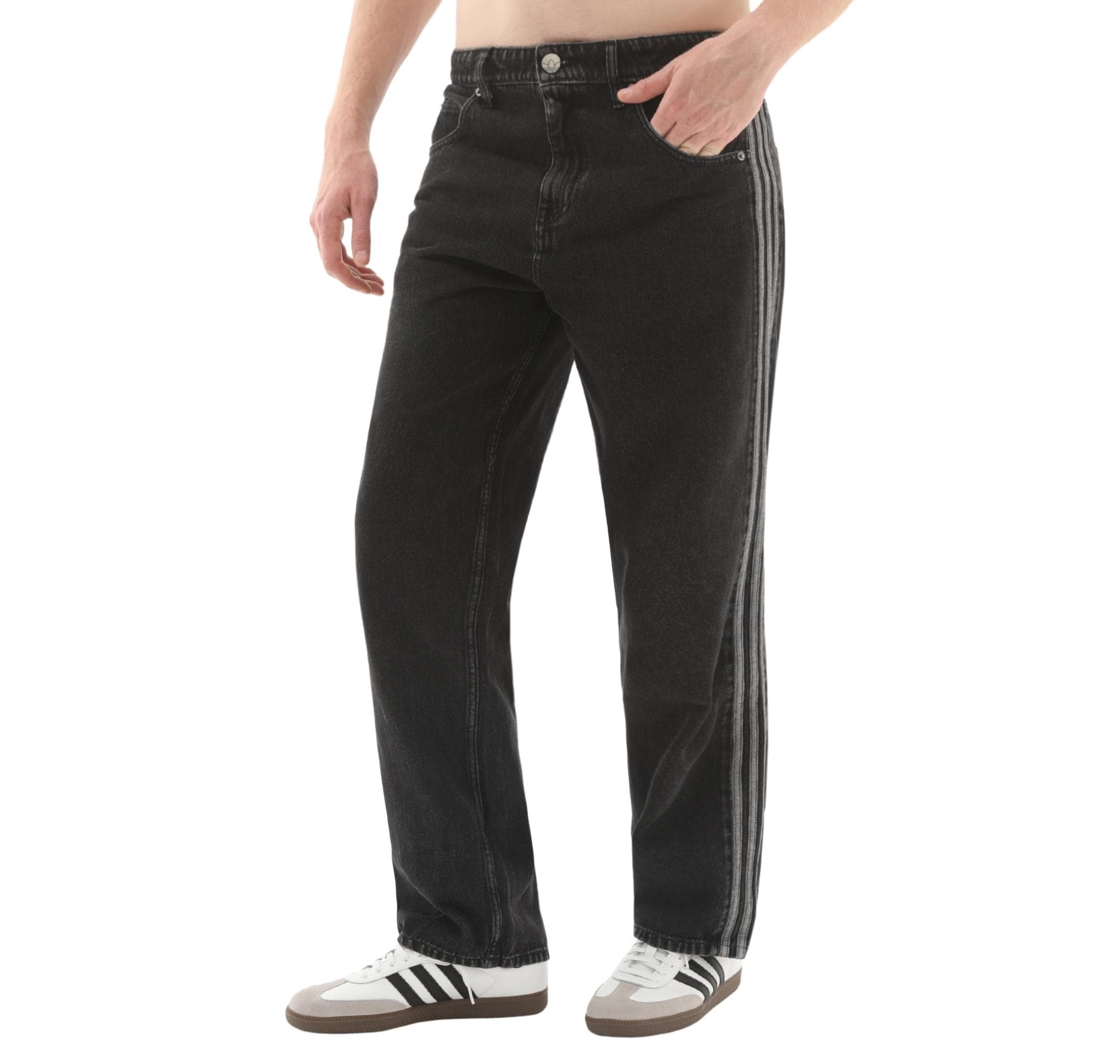 adidas adidas Fırebırd Jeans Erkek Pantolon Siyah - 2