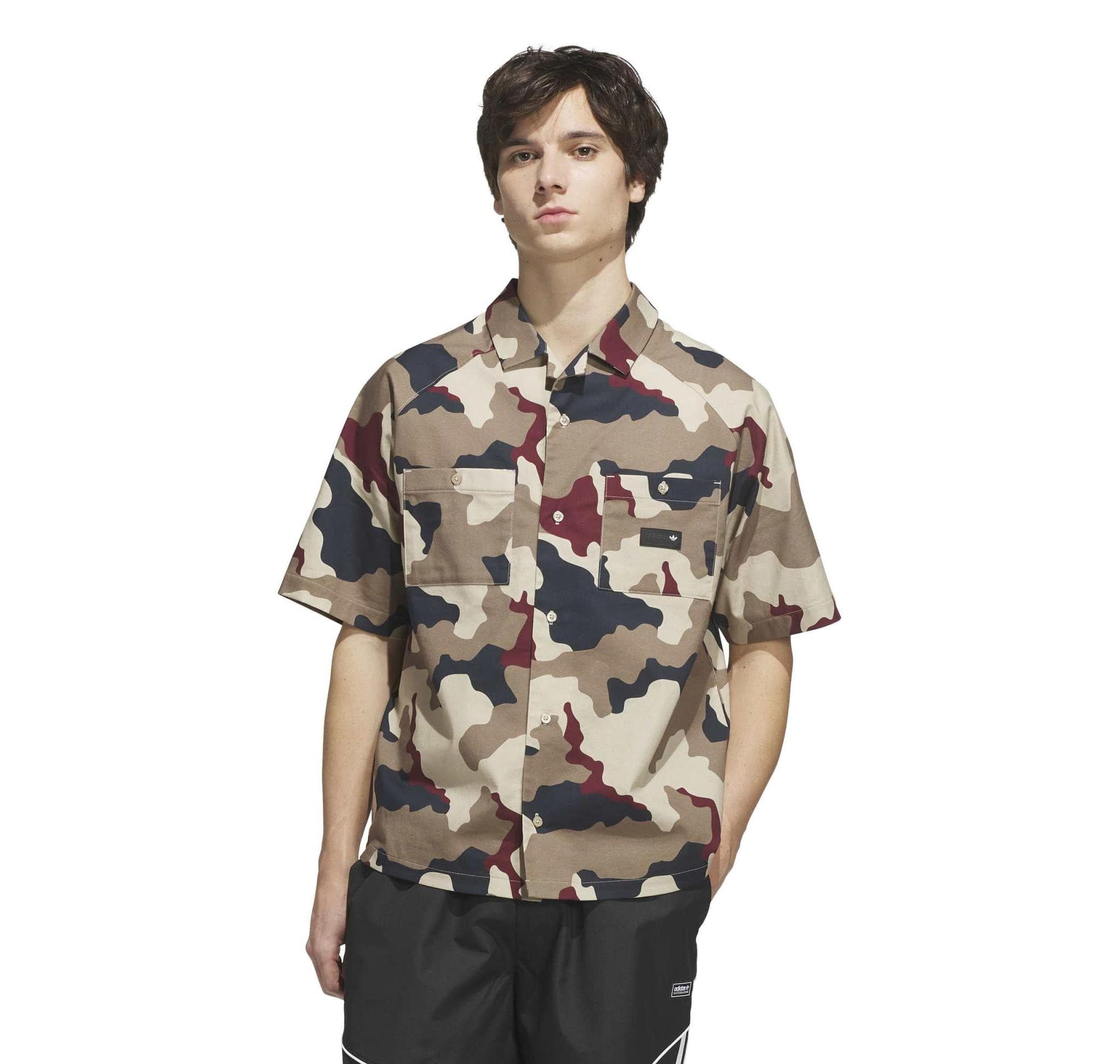 adidas adidas Fs+ Button Up Erkek Gömlek Haki