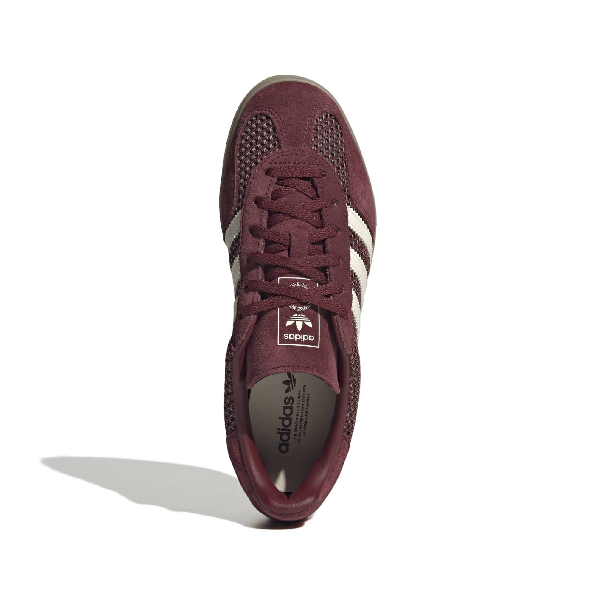 adidas adidas Gazelle Indoor W Kadın Spor Ayakkabı Bordo - 4