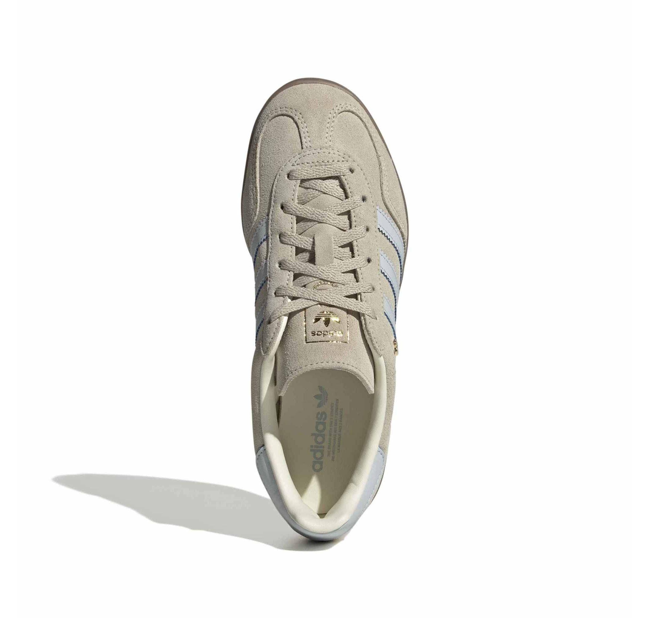 adidas adidas Gazelle Indoor W Kadın Spor Ayakkabı Bej - 4
