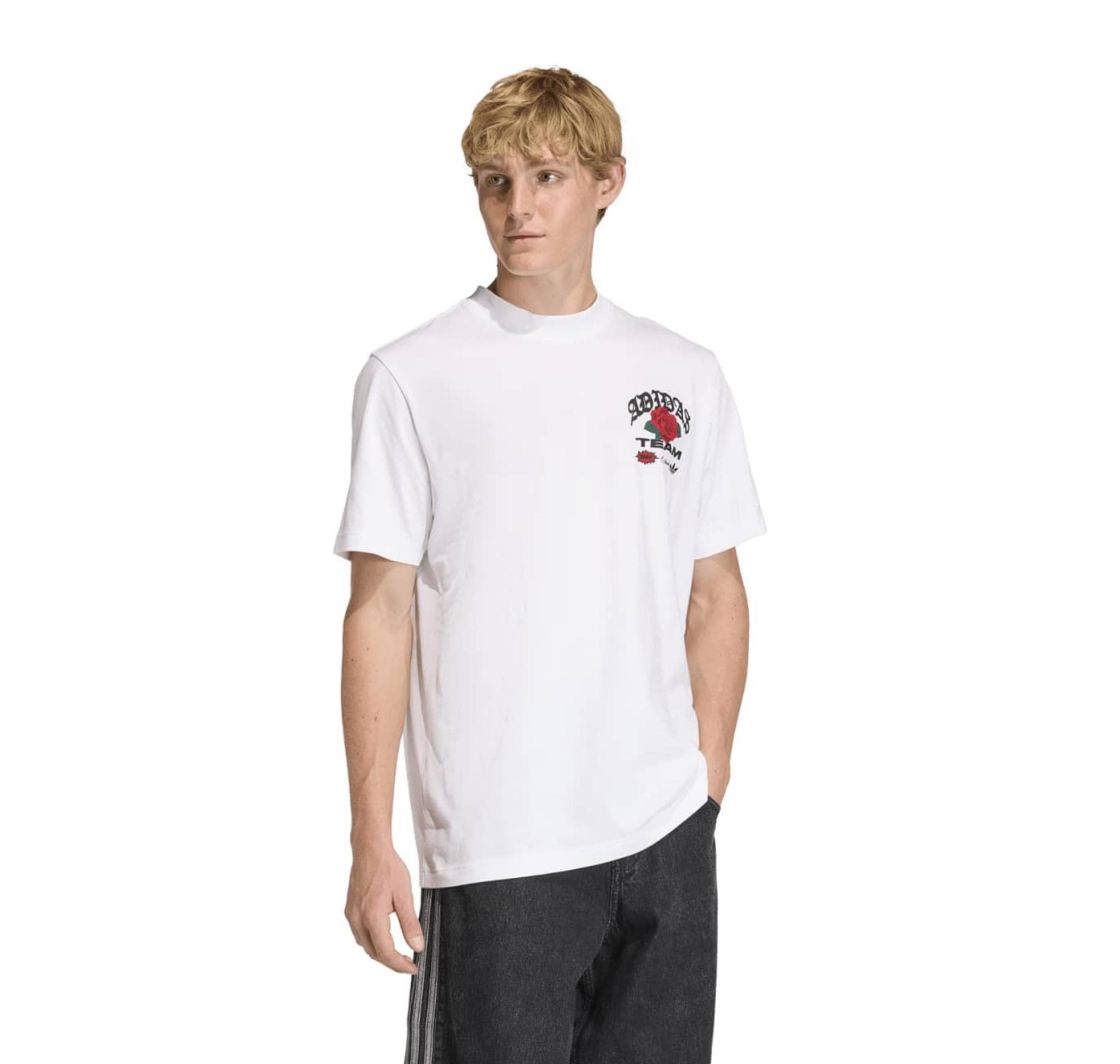 adidas adidas Gfx T Erkek T-Shirt Beyaz - 2