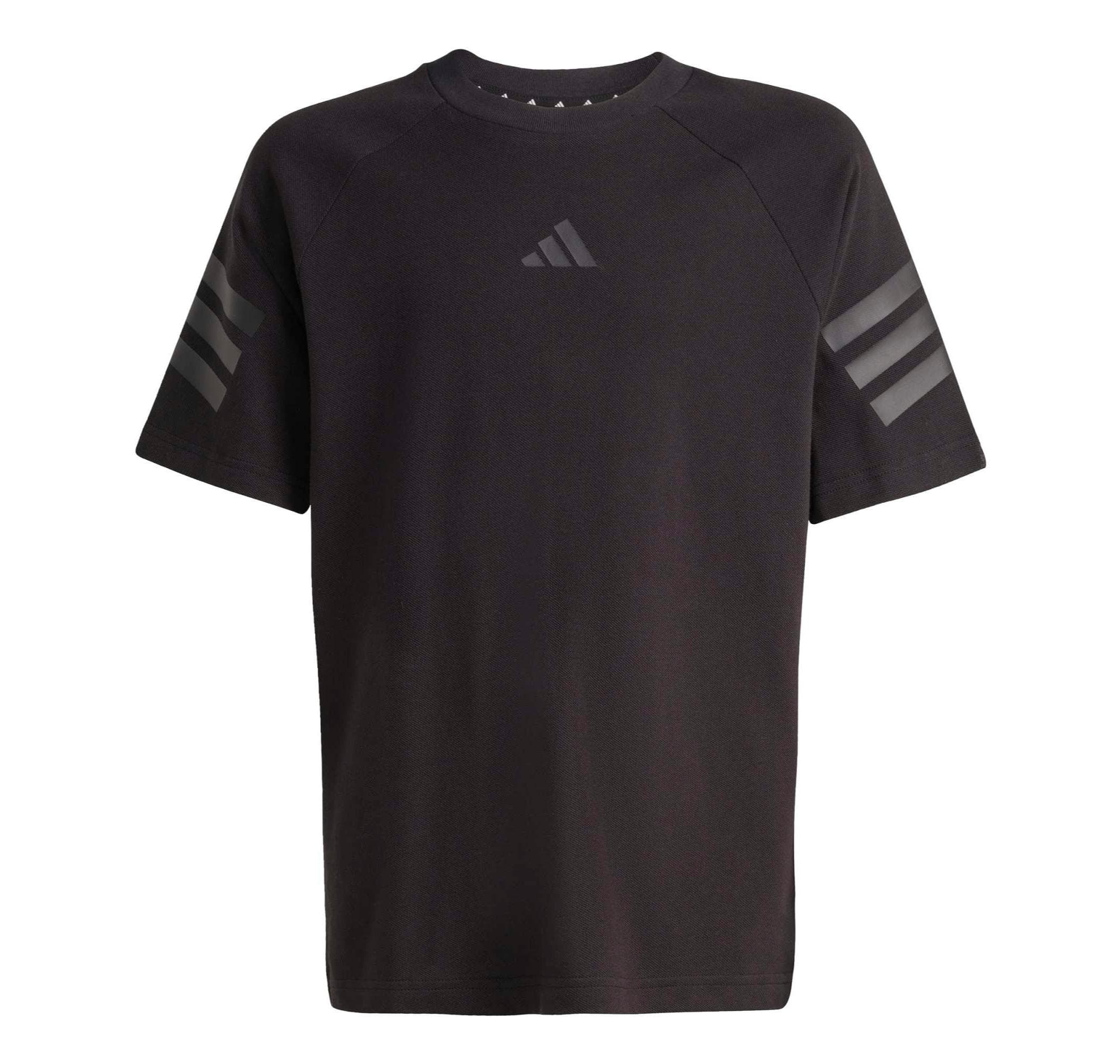 adidas adidas J Fı 3S Tee Çocuk T-Shirt Siyah