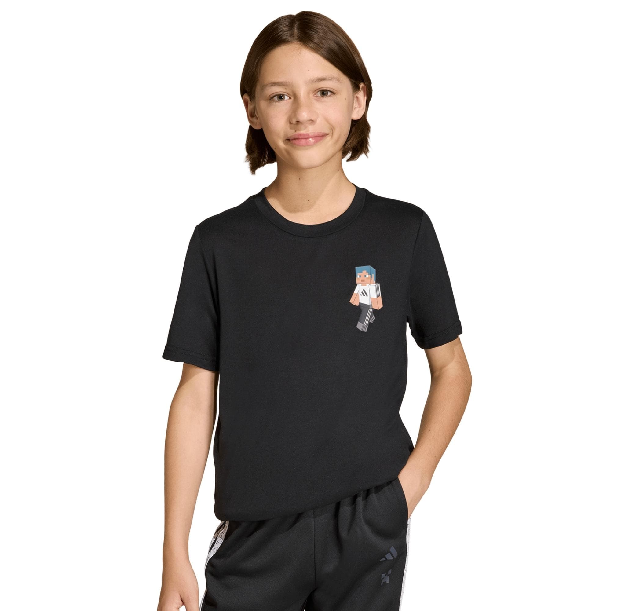 adidas adidas J Mc Tr Tee Çocuk T-Shirt Siyah - 2