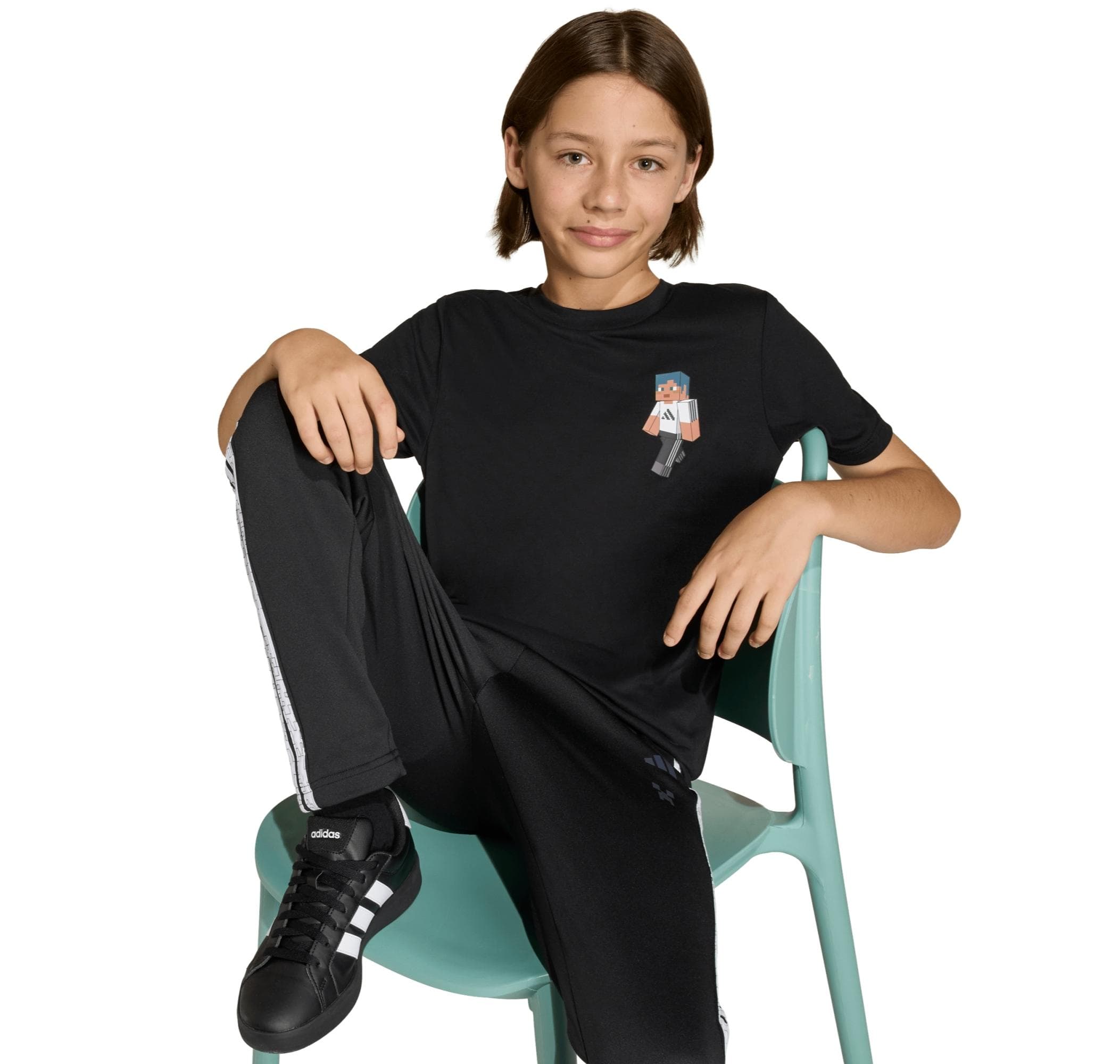 adidas adidas J Mc Tr Tee Çocuk T-Shirt Siyah - 3