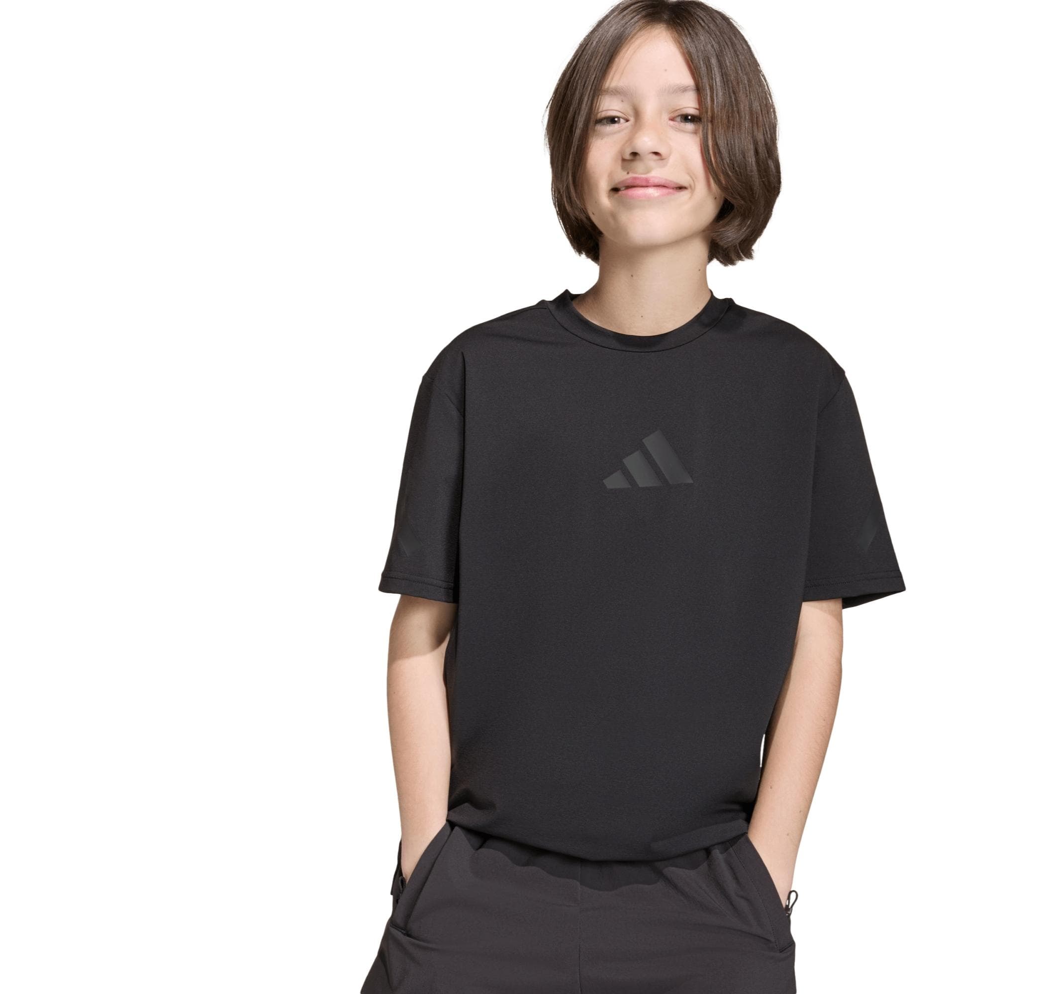 adidas adidas J Z.n.e. Cl Tee Çocuk T-Shirt Siyah - 3