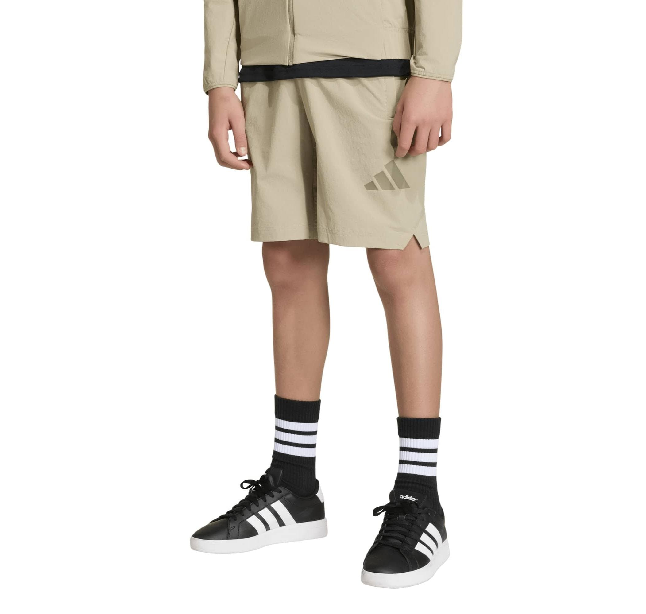 adidas adidas J Z.n.e. Wv Sh Çocuk Şort Ve Kapri Sütlü Kahve - 2