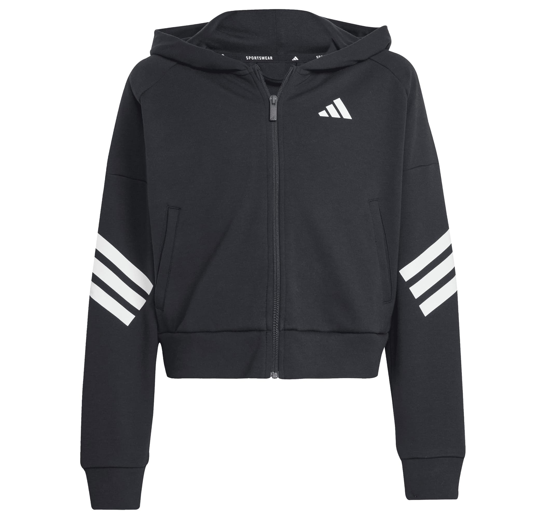 adidas adidas Jg Fı 3S Fz Çocuk Ceket Siyah