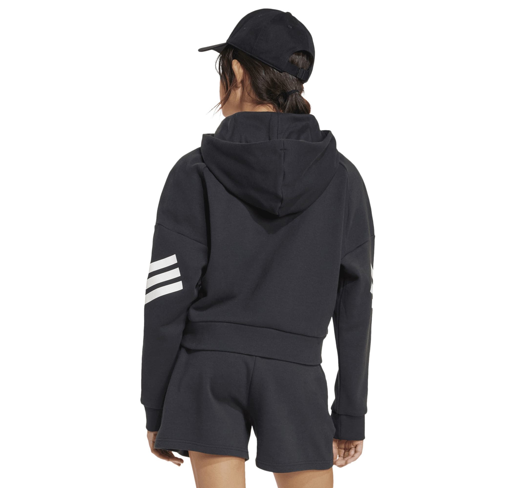 adidas adidas Jg Fı 3S Fz Çocuk Ceket Siyah - 3