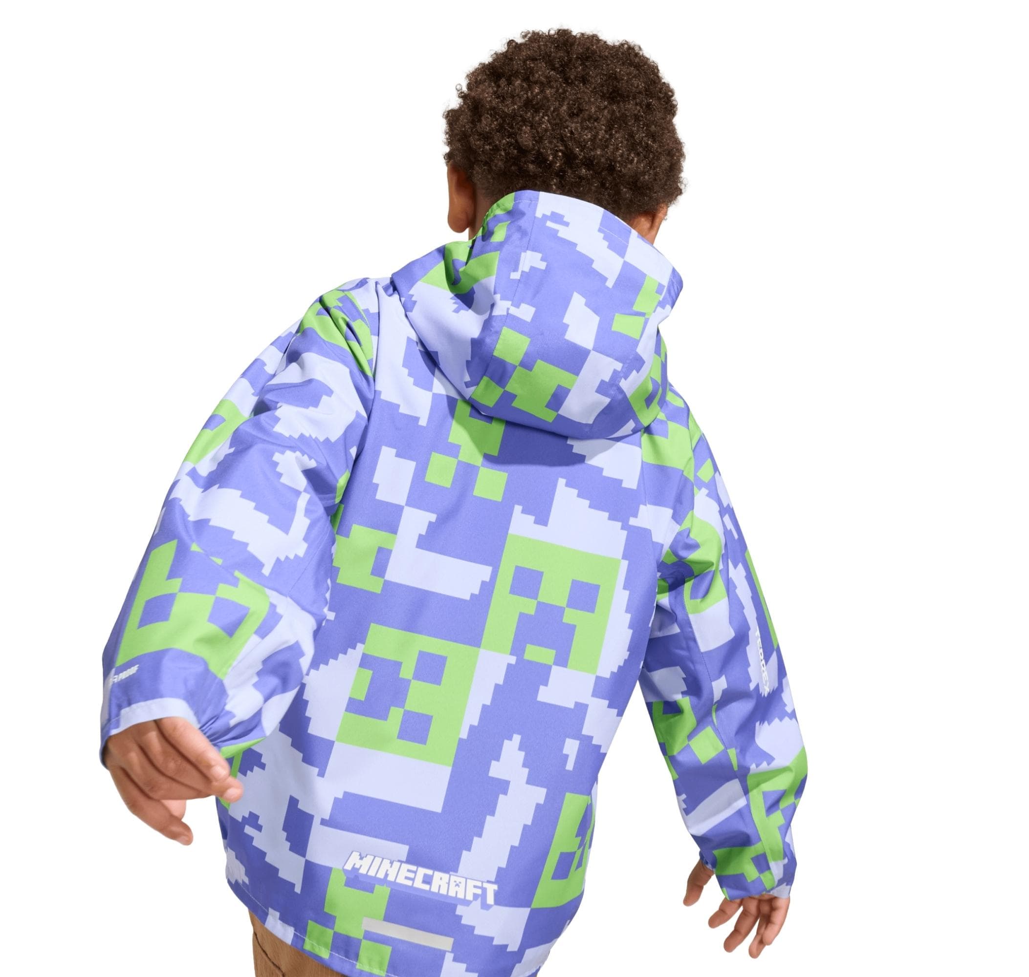 adidas adidas Terrex K Mc Mt Rn Jkt Çocuk Ceket Mavi - 5