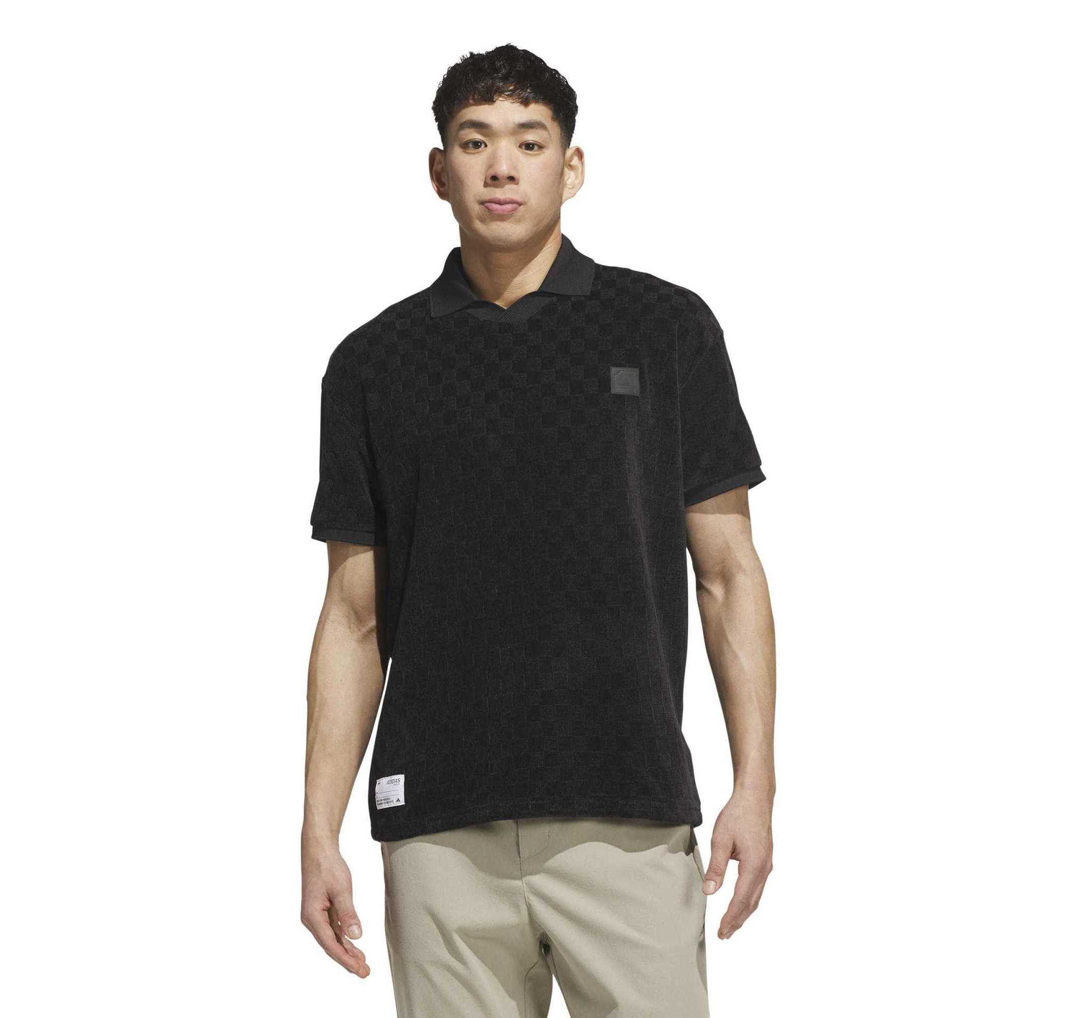 adidas adidas Knıt Ss Polo Erkek T-Shirt Siyah