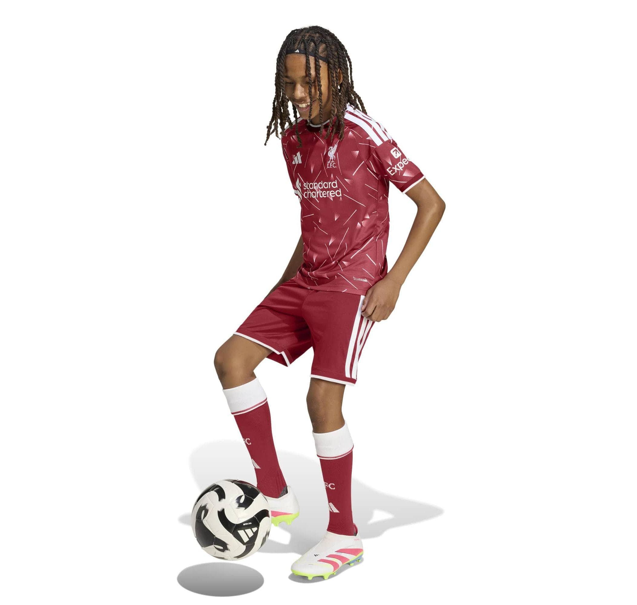 adidas adidas Lfc H Sho Y Çocuk Şort Ve Kapri Bordo - 5