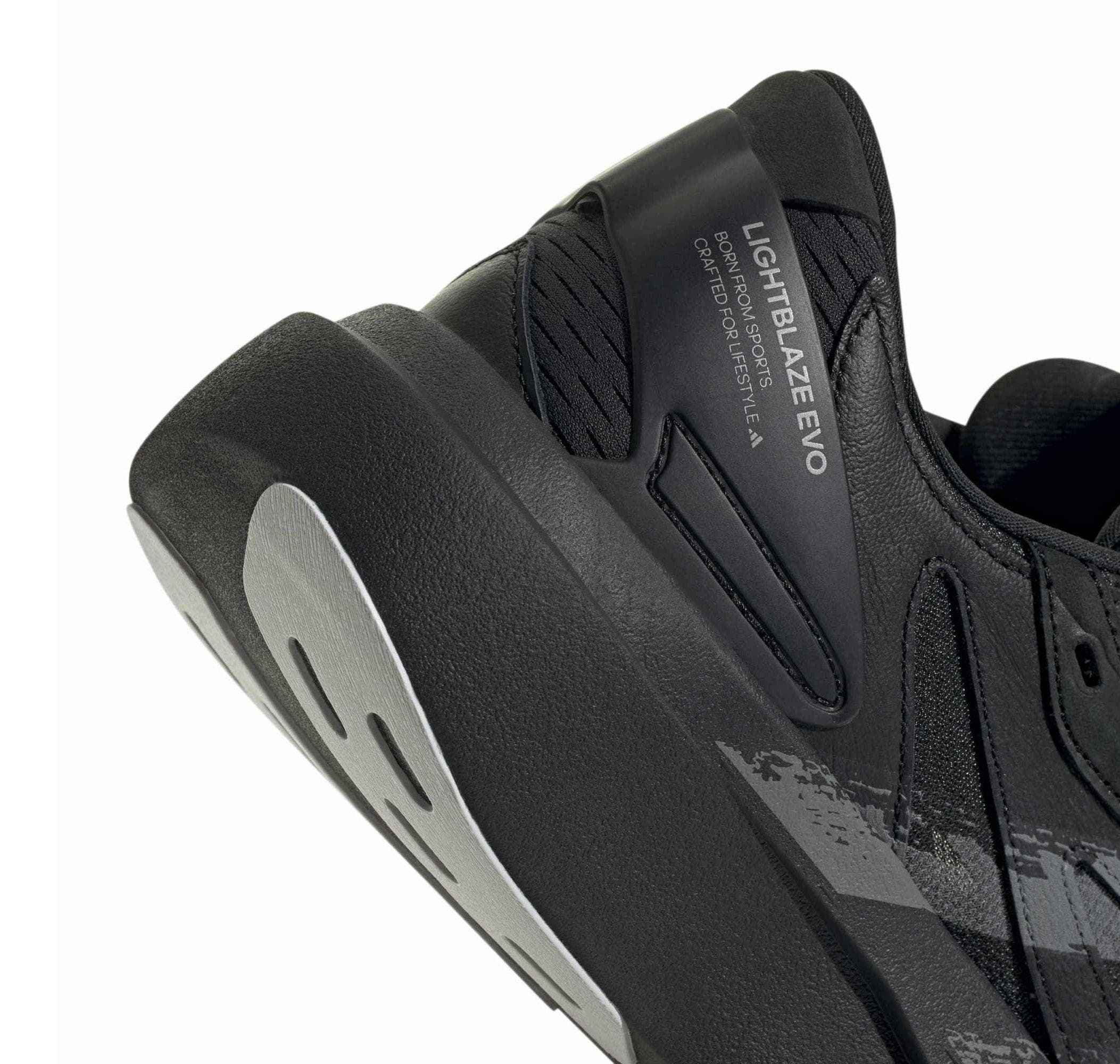 adidas adidas Lıghtblaze Evo Brushed Erkek Spor Ayakkabı Siyah - 6