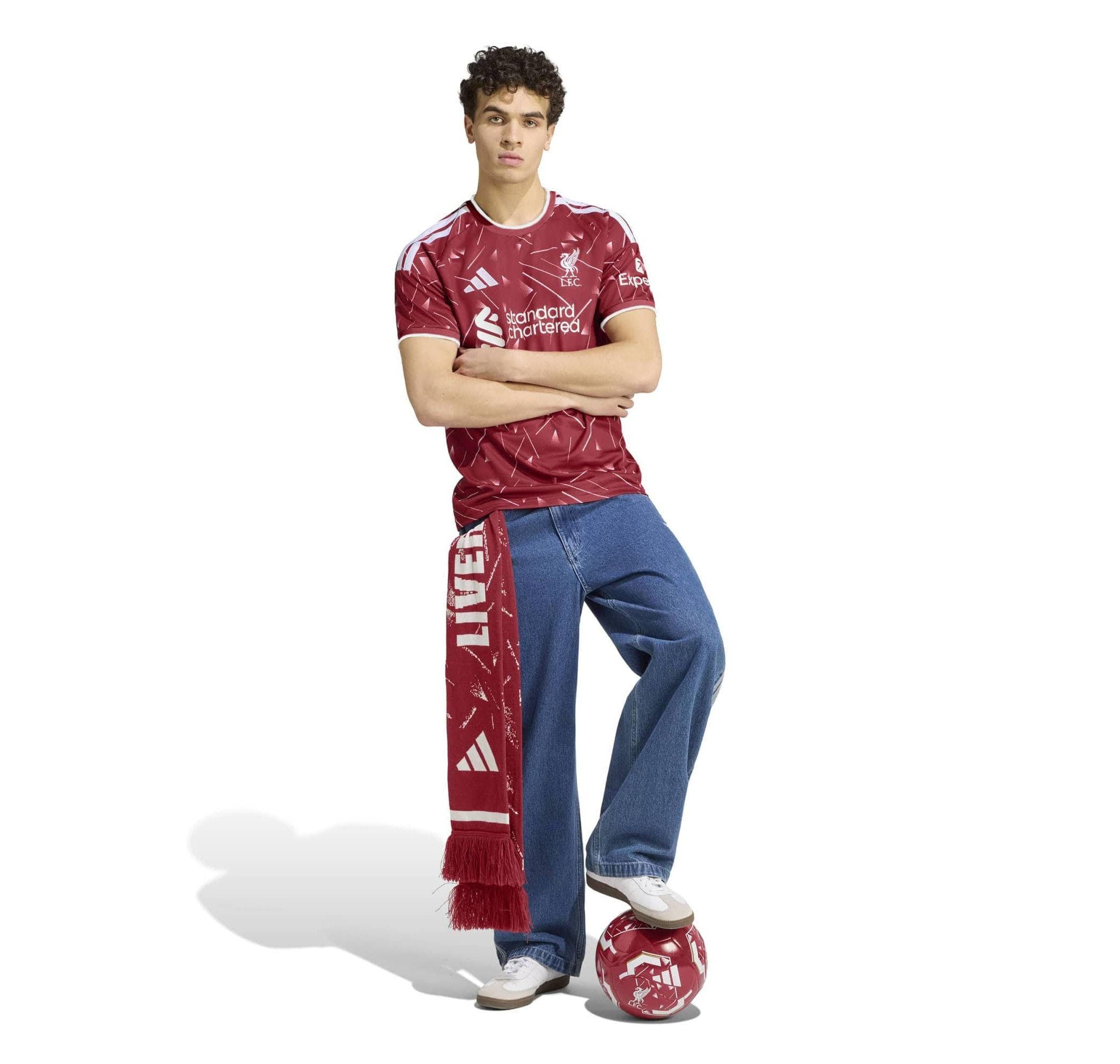 adidas adidas Liverpool Fc 26-27 İç Saha Erkek Forması Bordo - 4
