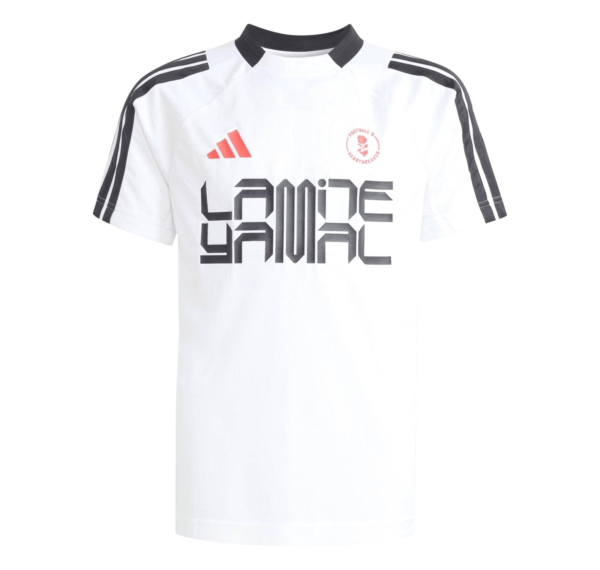 adidas adidas Lamine Yamal Hot Tee Y Çocuk Forması Beyaz