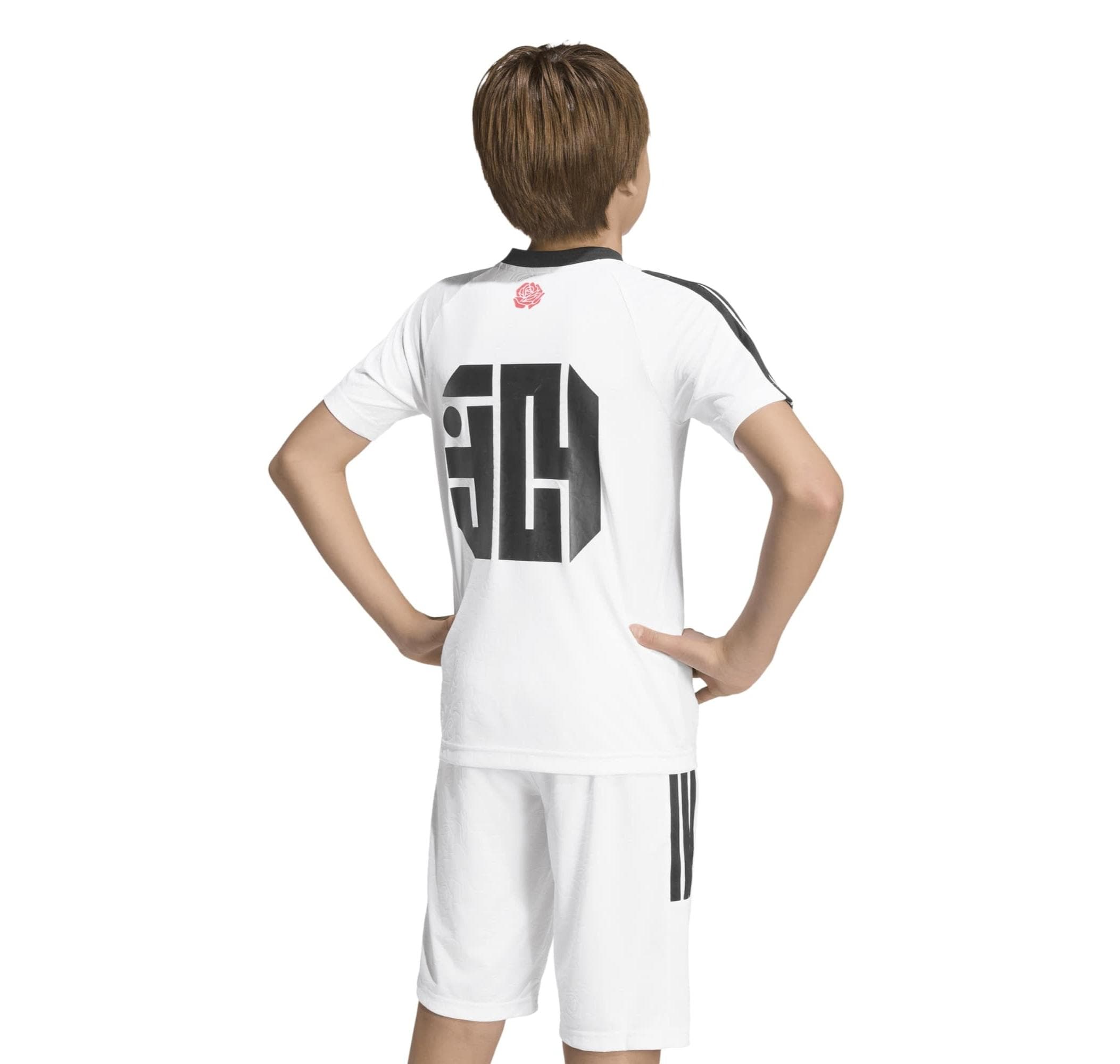 adidas adidas Lamine Yamal Hot Tee Y Çocuk Forması Beyaz - 3