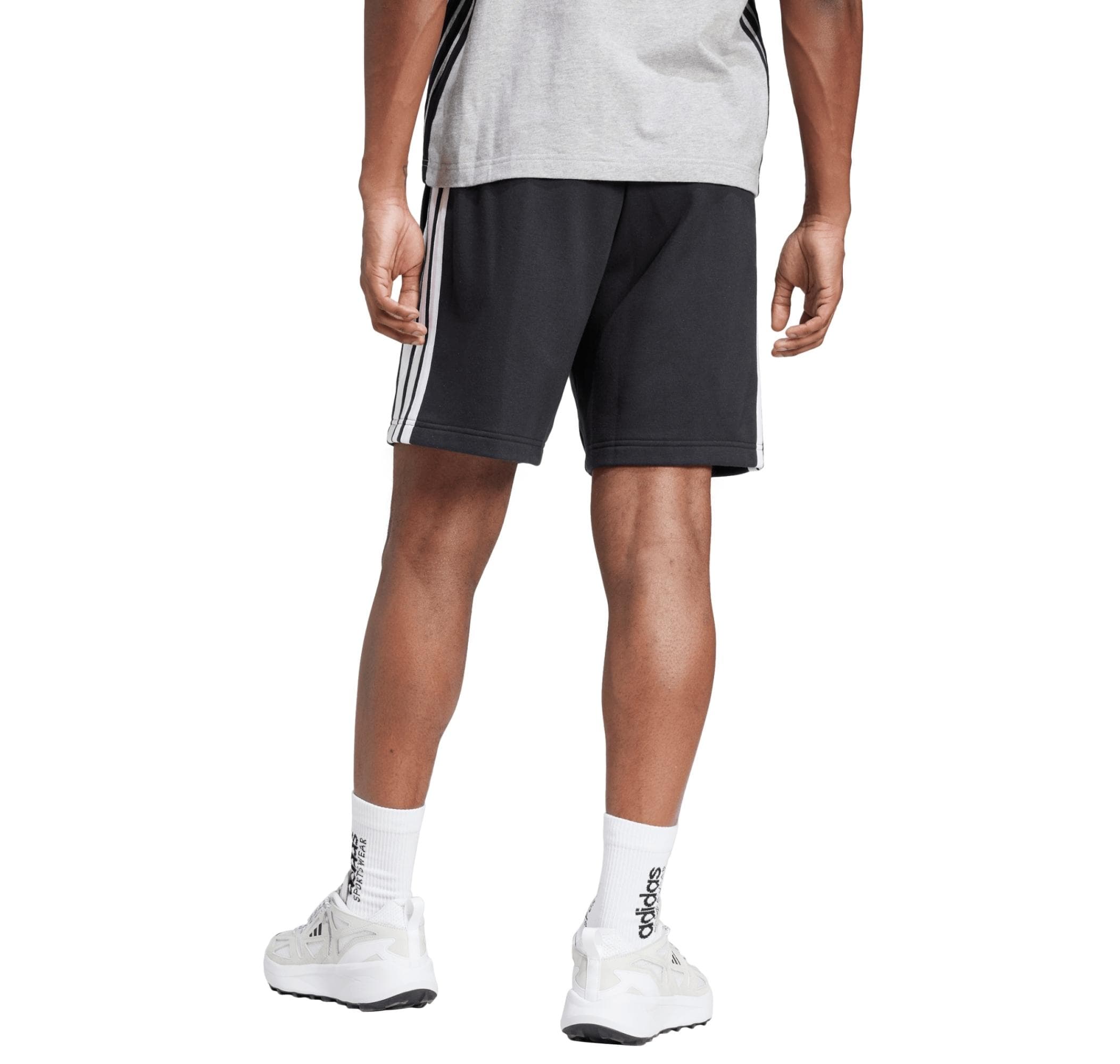 adidas adidas M 3S Ft Sho Erkek Şort Ve Kapri Siyah - 3