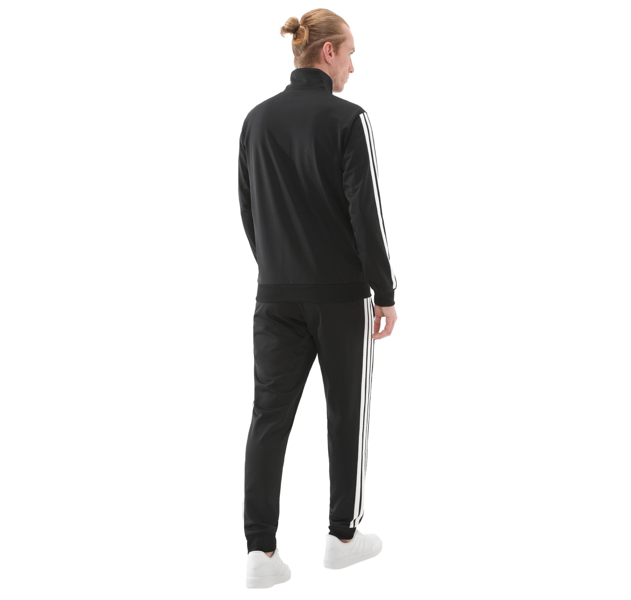 adidas adidas M 3S Tr Tt Ts Erkek Eşofman Takımı Siyah - 4