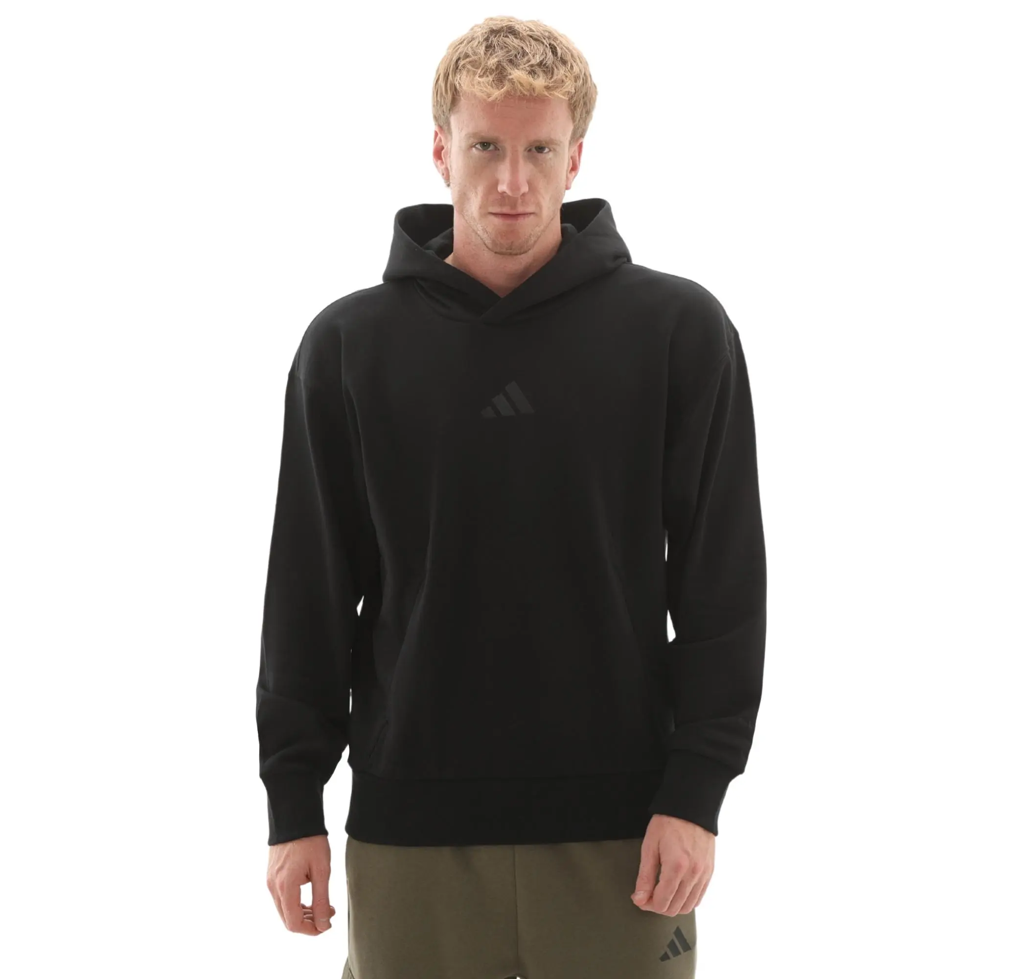 adidas adidas M A Szn Ft Hd Erkek Sweatshirt Siyah