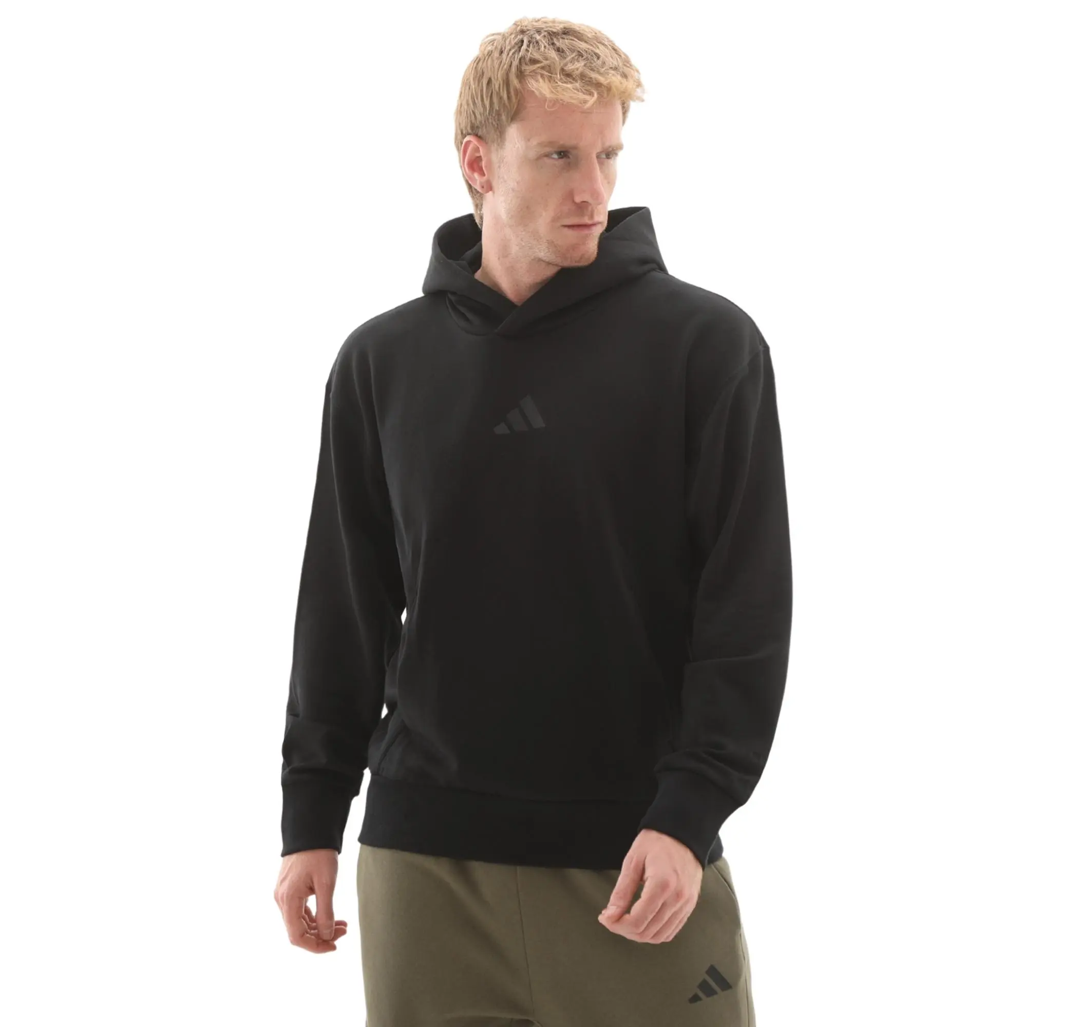adidas adidas M A Szn Ft Hd Erkek Sweatshirt Siyah - 3
