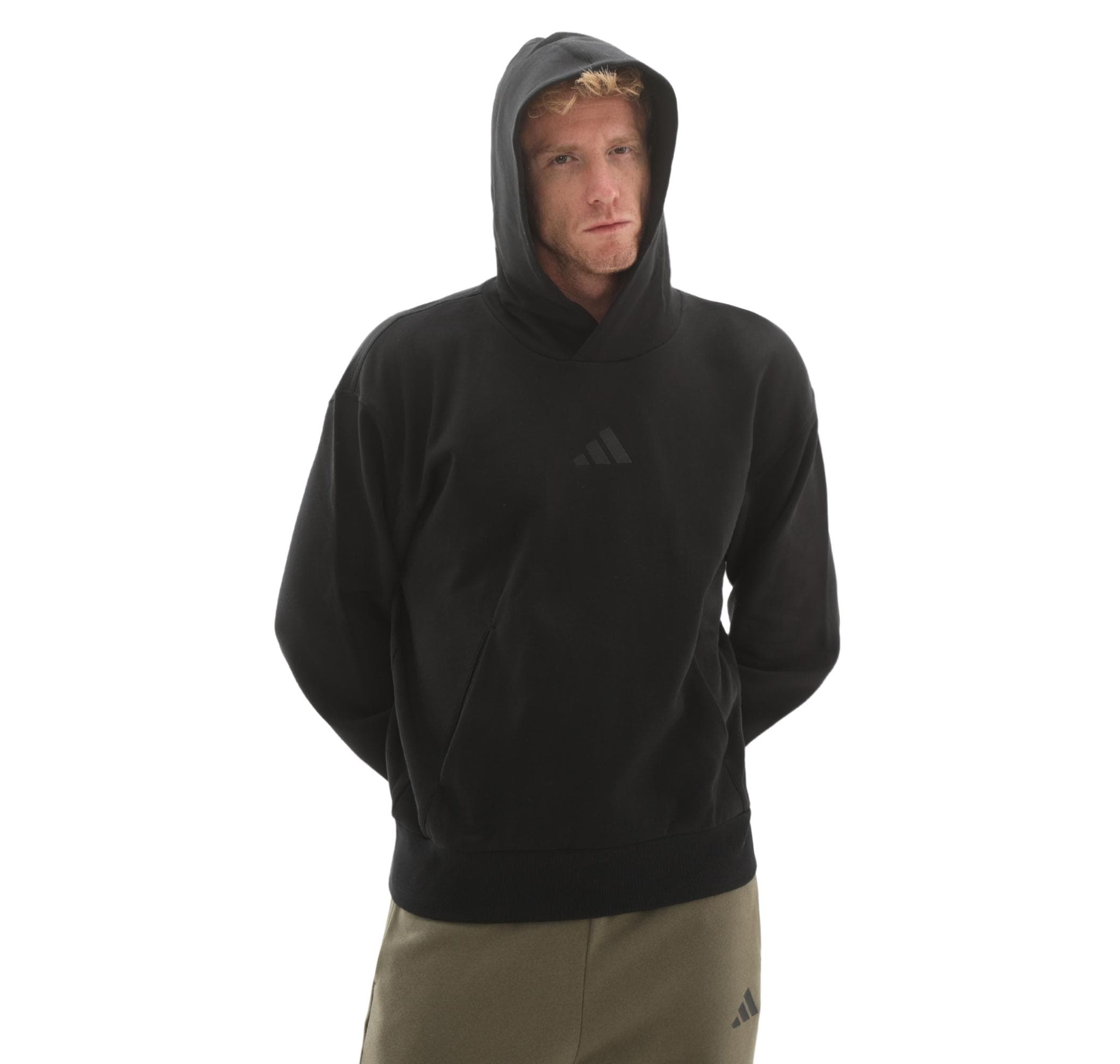 adidas adidas M A Szn Ft Hd Erkek Sweatshirt Siyah - 4