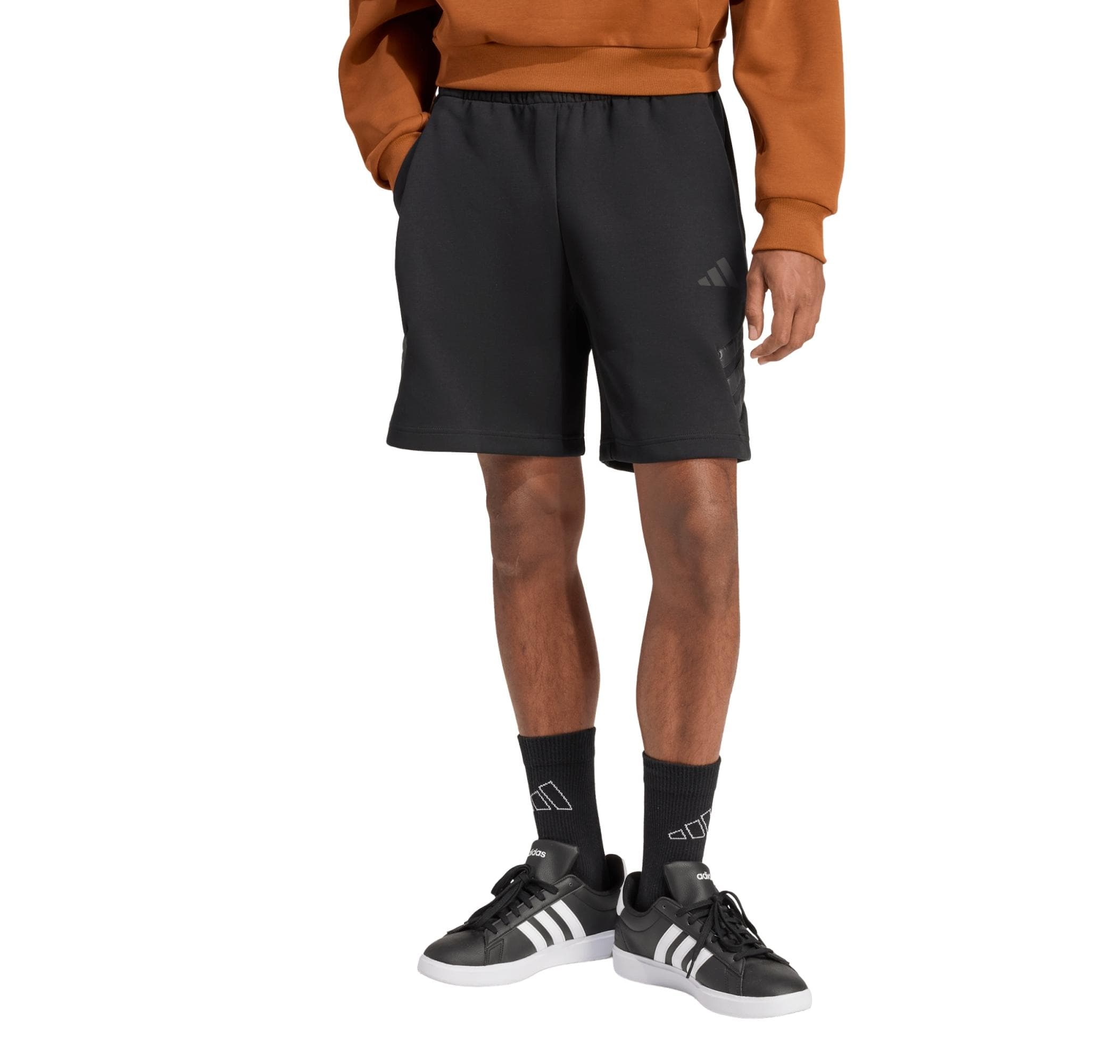 adidas adidas M Fı W 3S Short Erkek Şort Ve Kapri Siyah