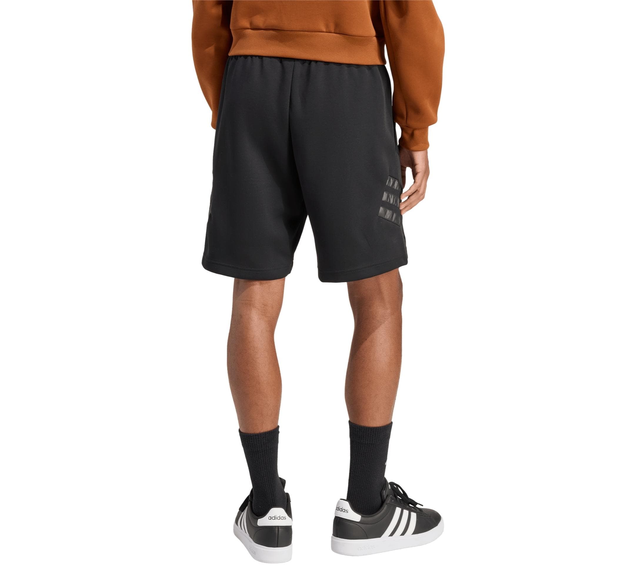adidas adidas M Fı W 3S Short Erkek Şort Ve Kapri Siyah - 2
