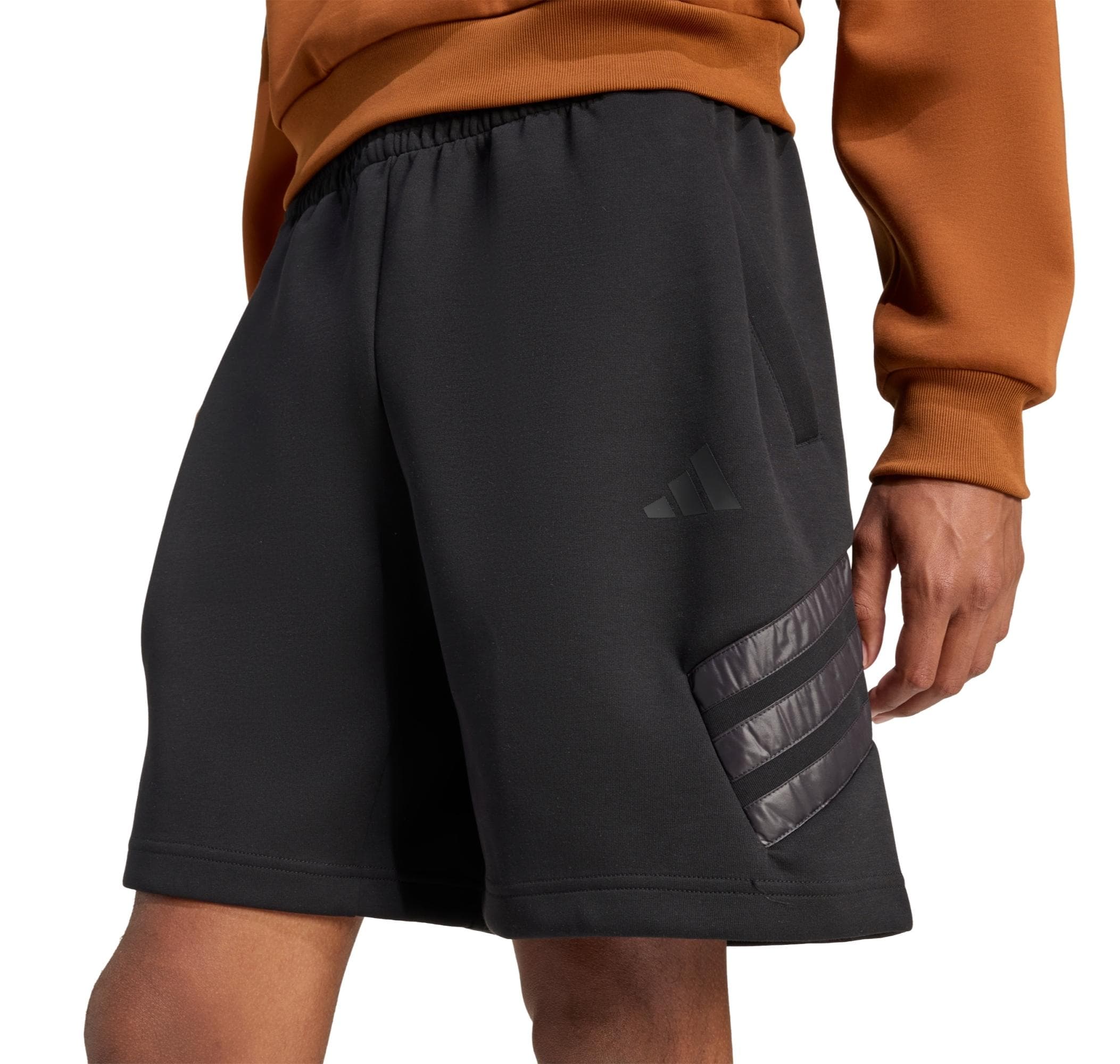 adidas adidas M Fı W 3S Short Erkek Şort Ve Kapri Siyah - 3