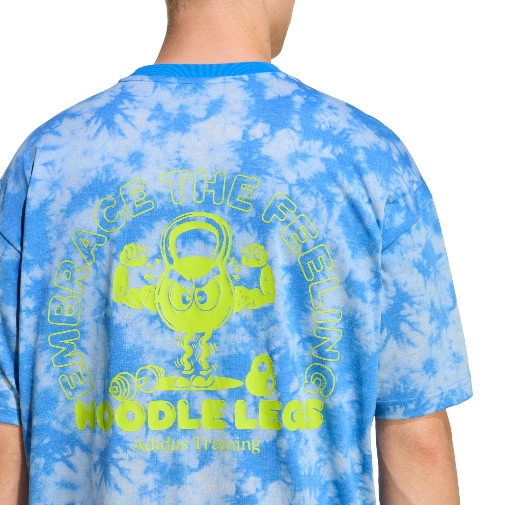 adidas adidas M Fun Traın G T Erkek T-Shirt Mavi - 4