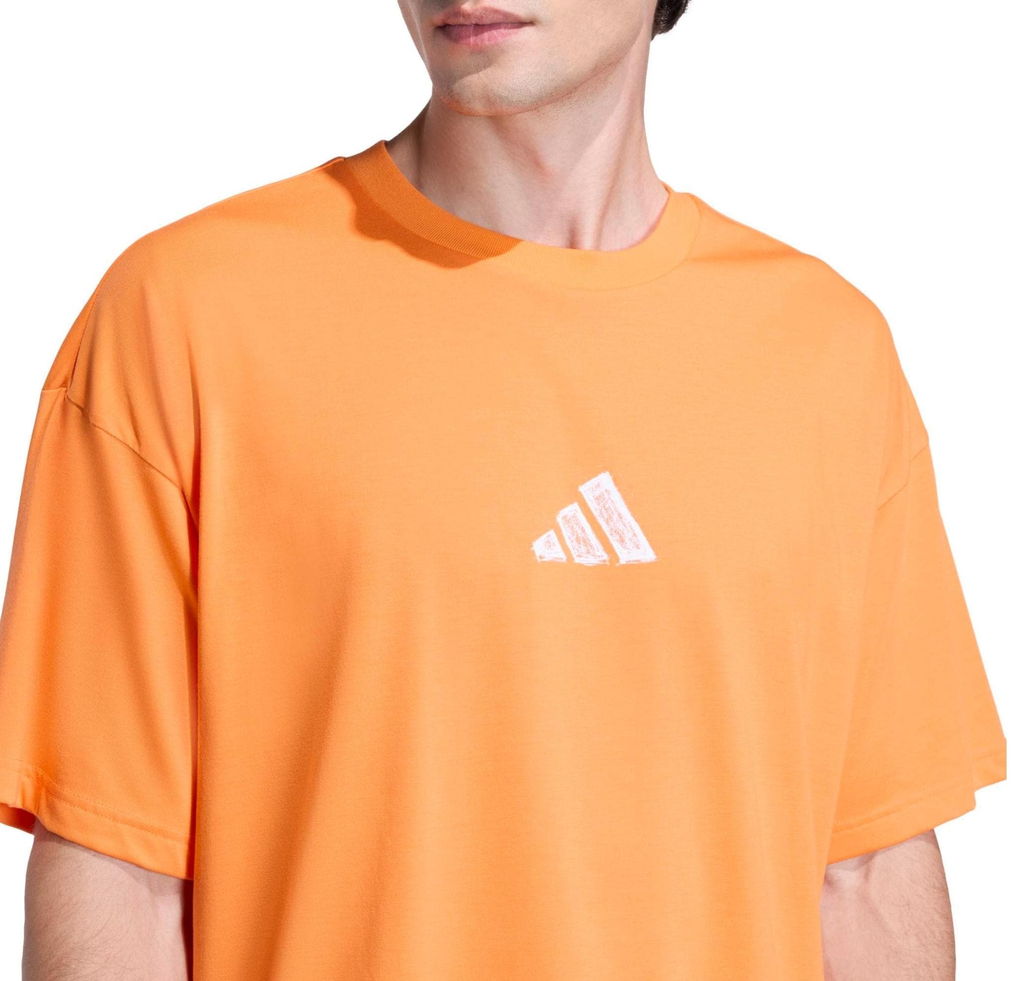 adidas adidas M Primelift G T Erkek T-Shirt Turuncu - 3