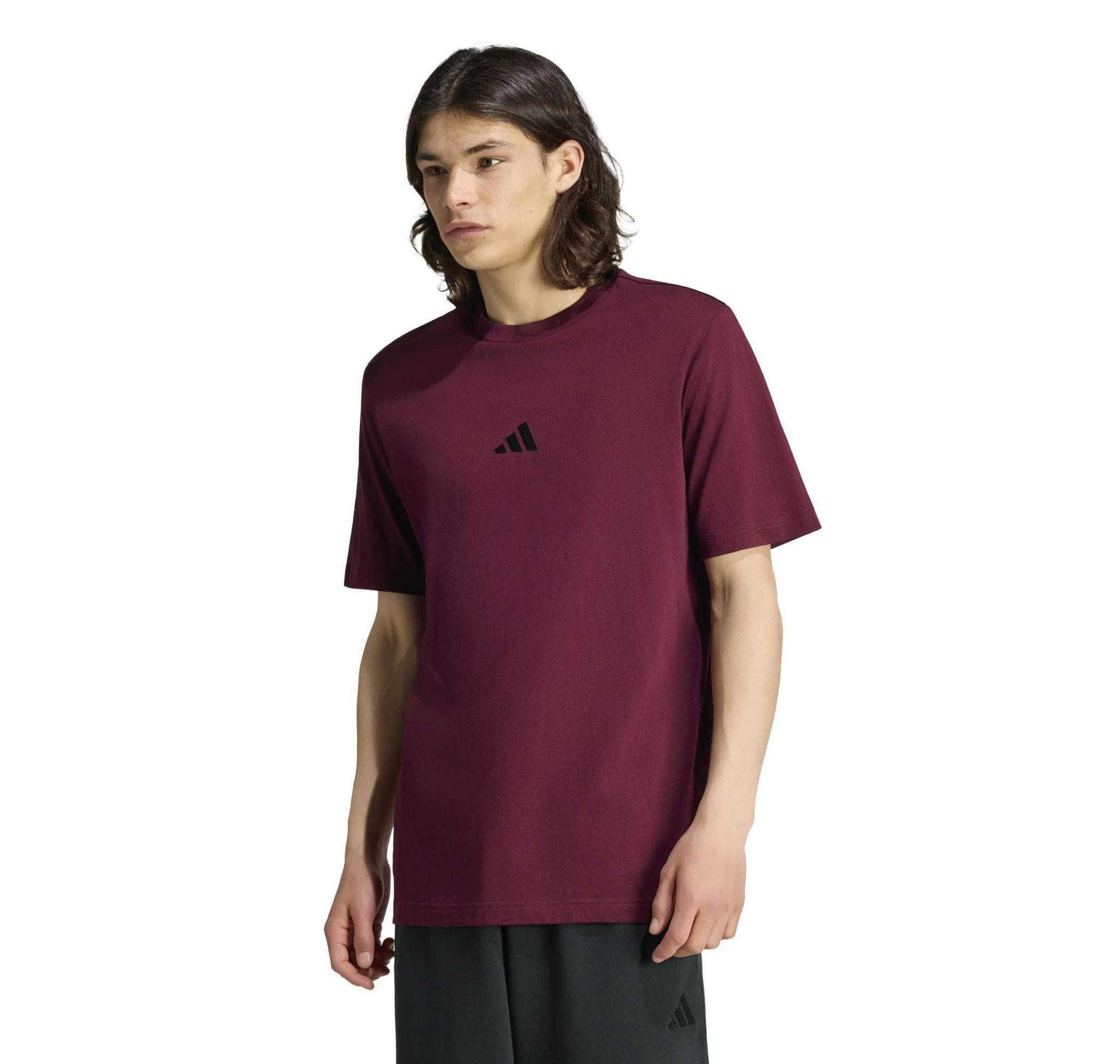 adidas adidas M Sl Sj T Erkek T-Shirt Bordo