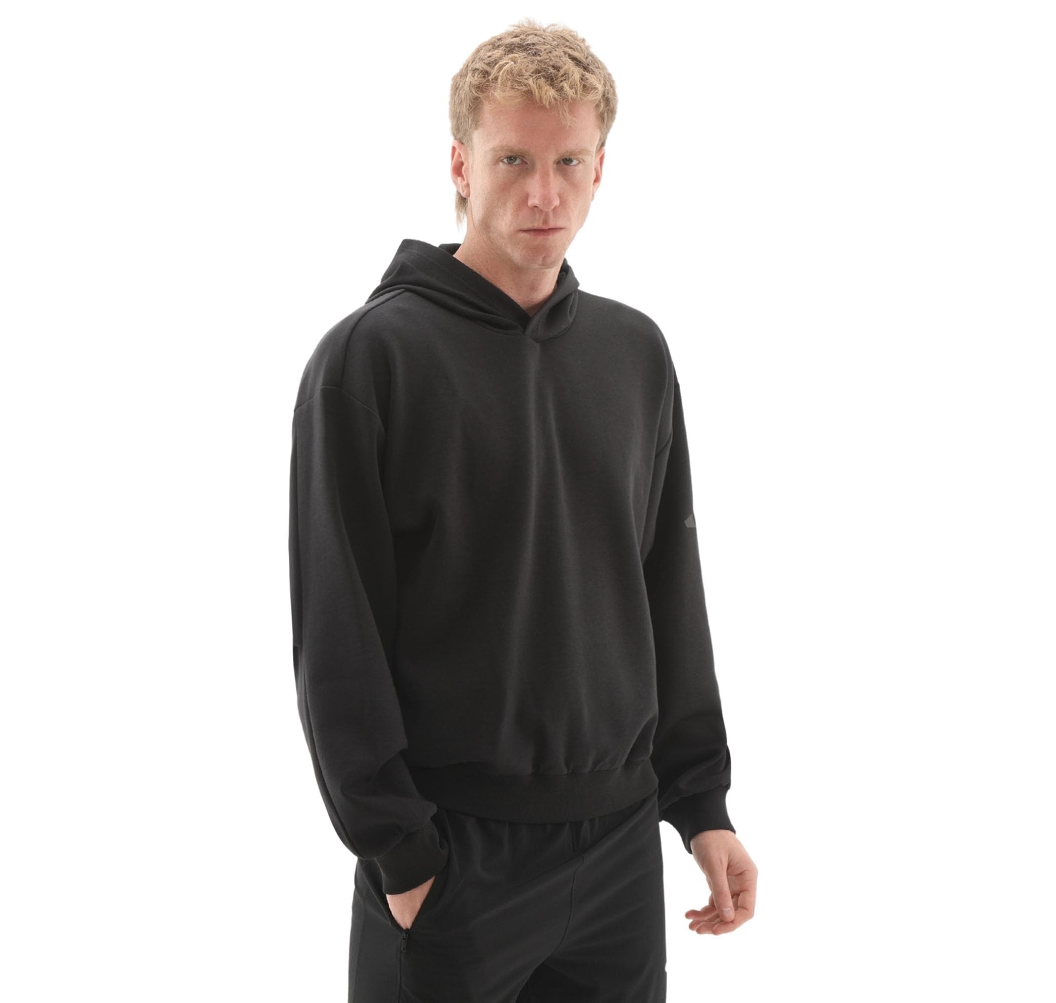 adidas adidas M Sl Sk Hd Erkek Sweatshirt Siyah - 2