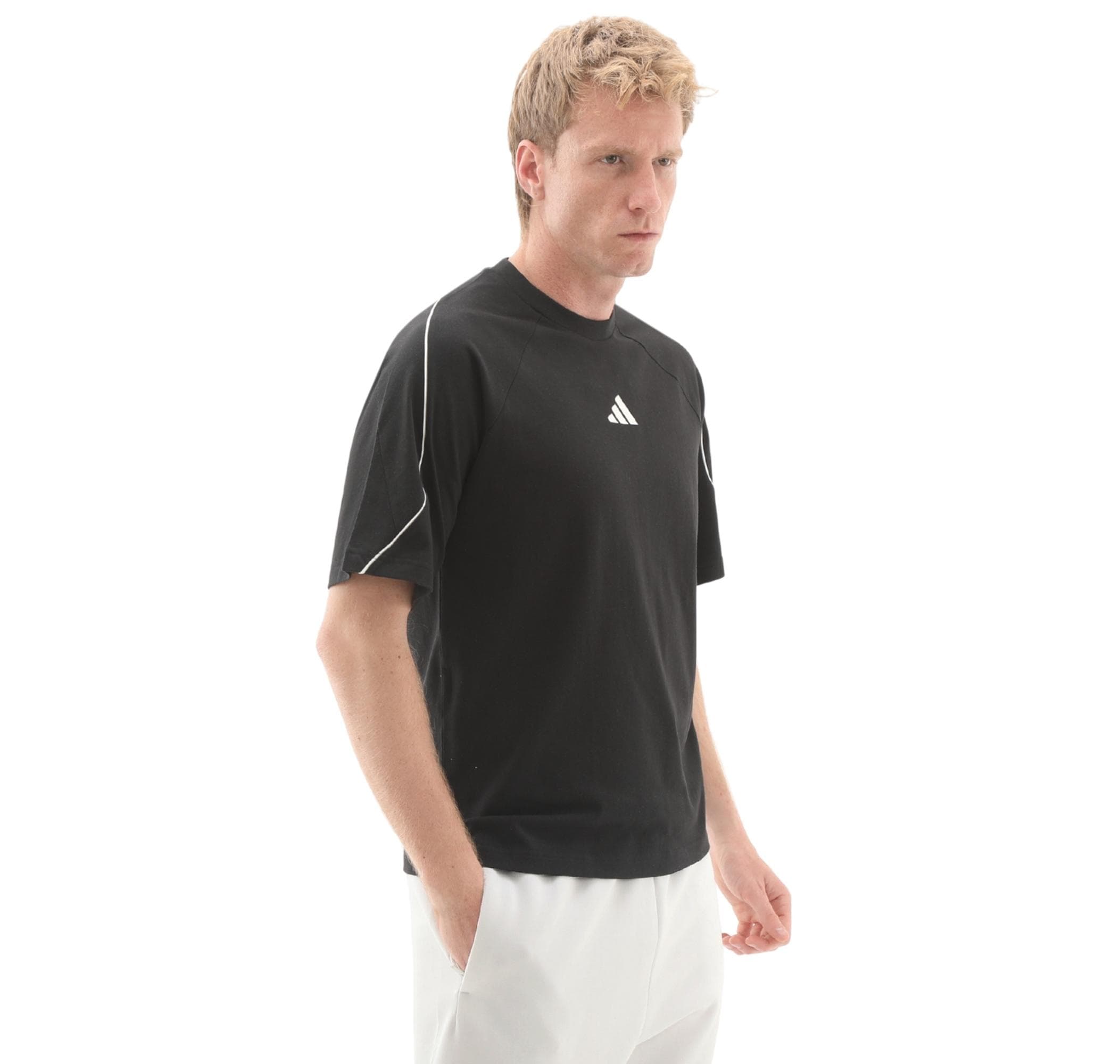 adidas adidas M Stadıum Tee Erkek T-Shirt Siyah - 2