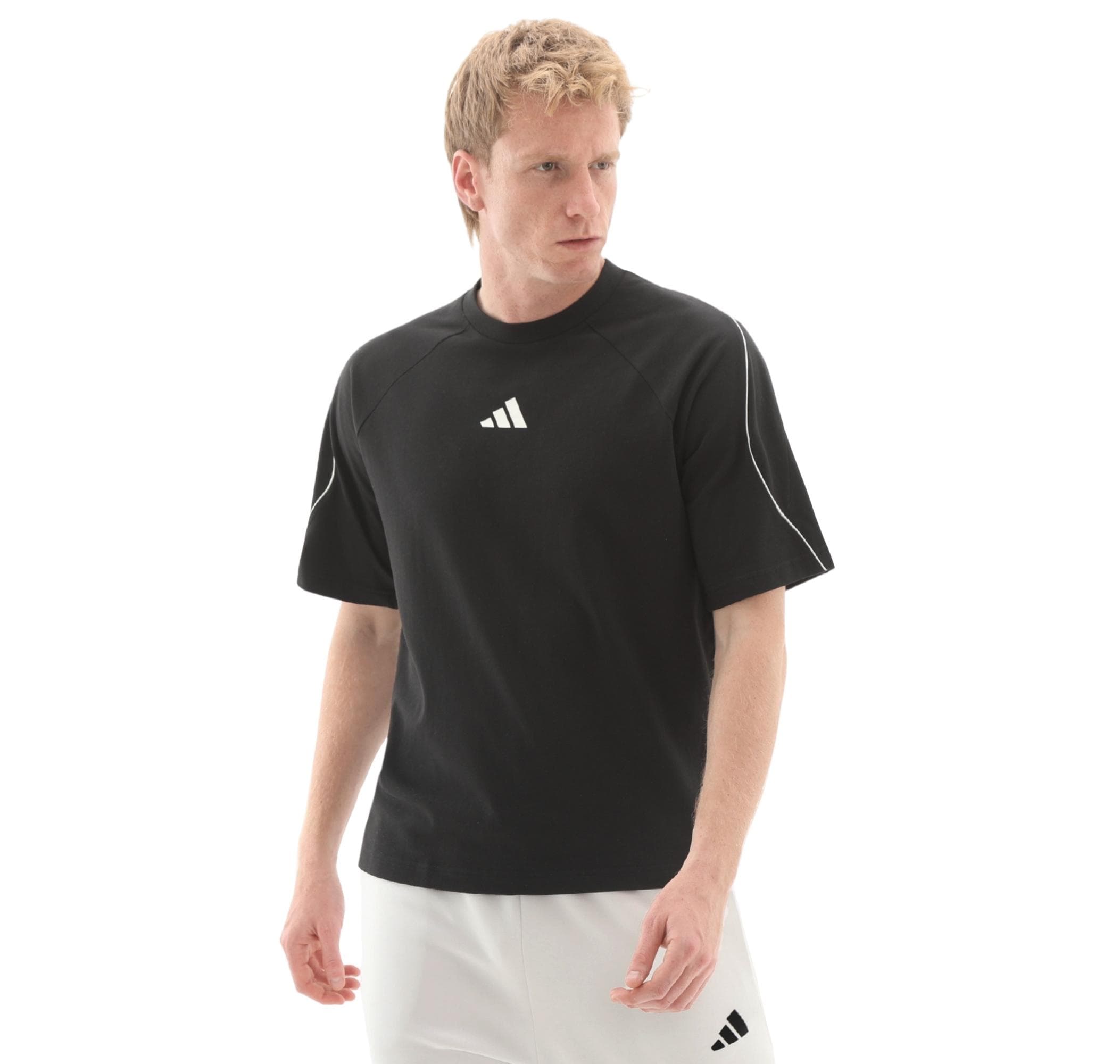 adidas adidas M Stadıum Tee Erkek T-Shirt Siyah - 3