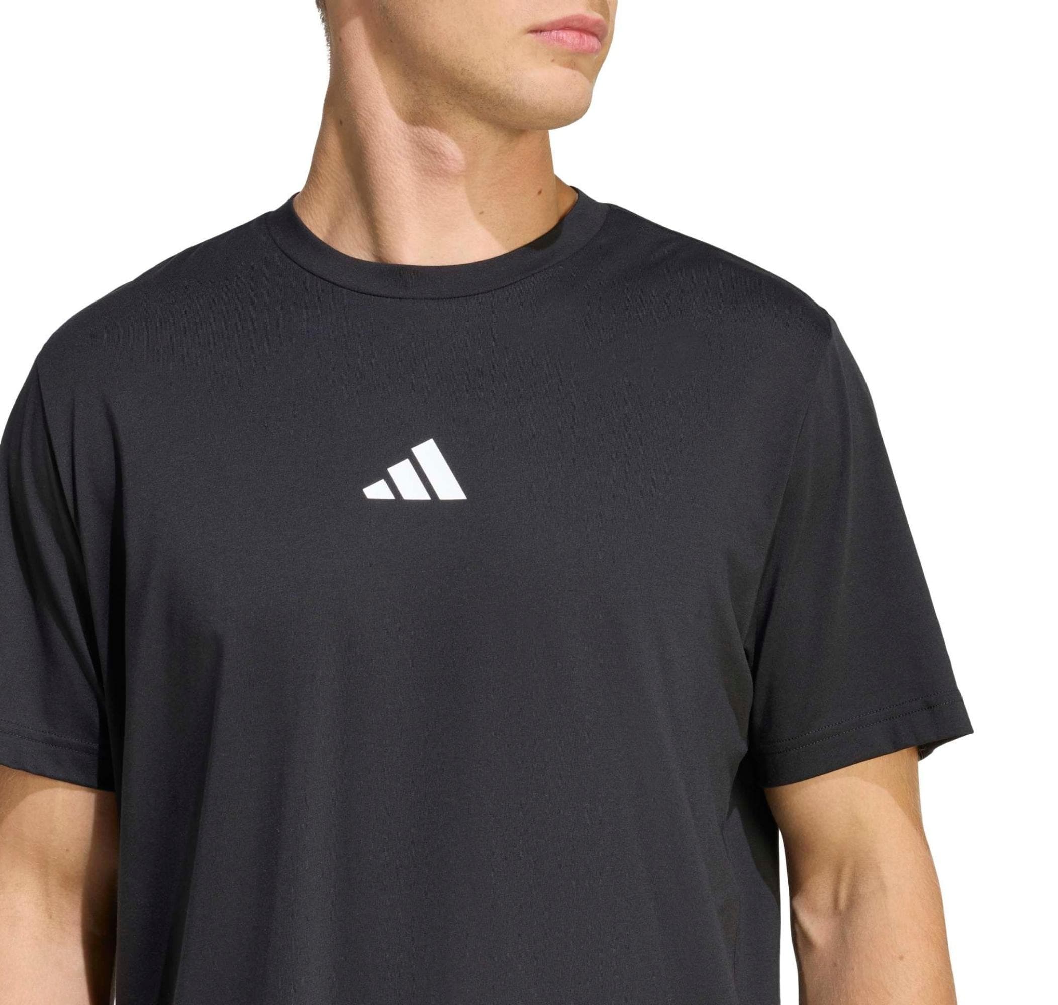 adidas adidas M Tech G T Erkek T-Shirt Siyah - 3