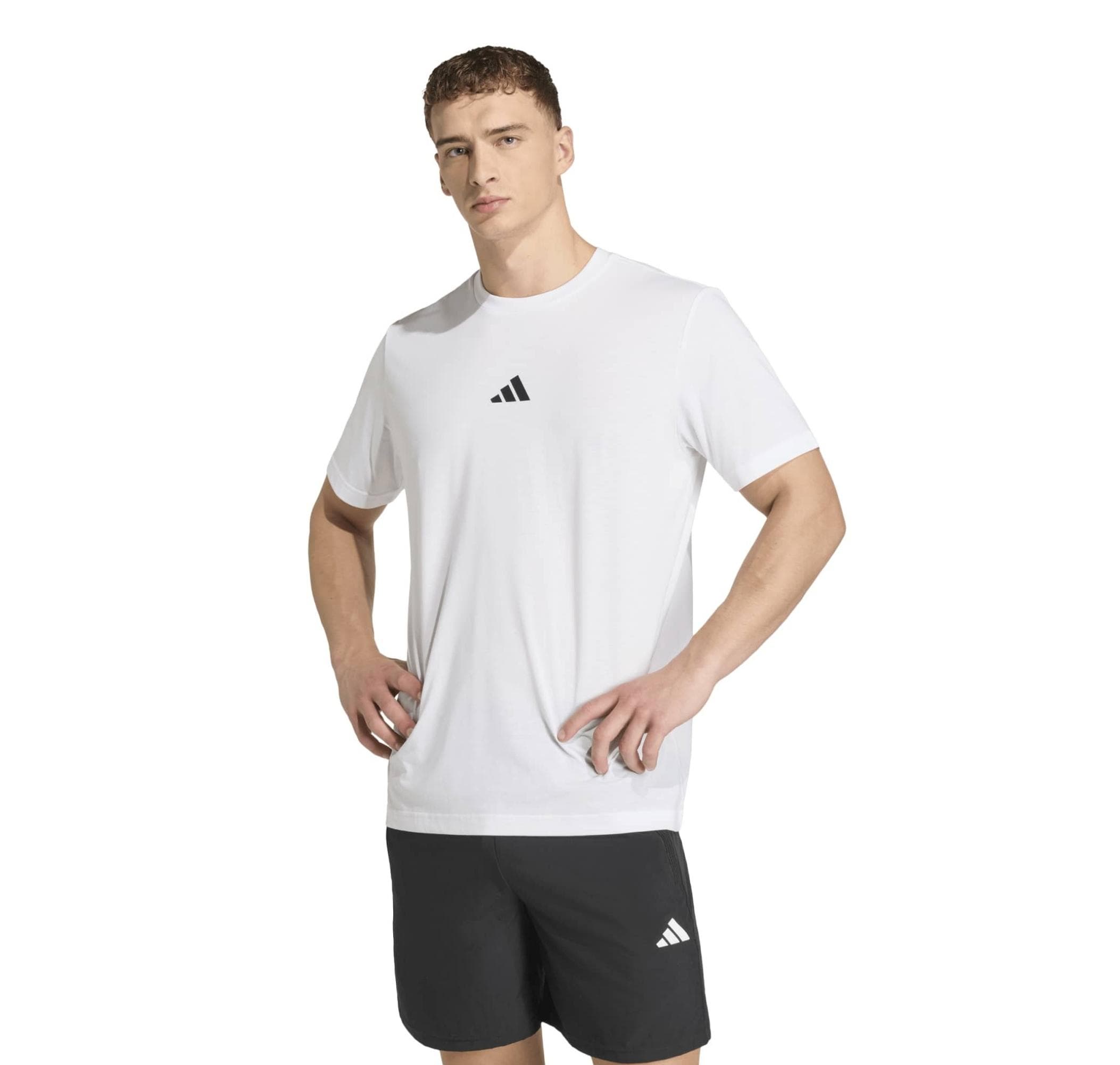 adidas adidas M Tech G T Erkek T-Shirt Beyaz
