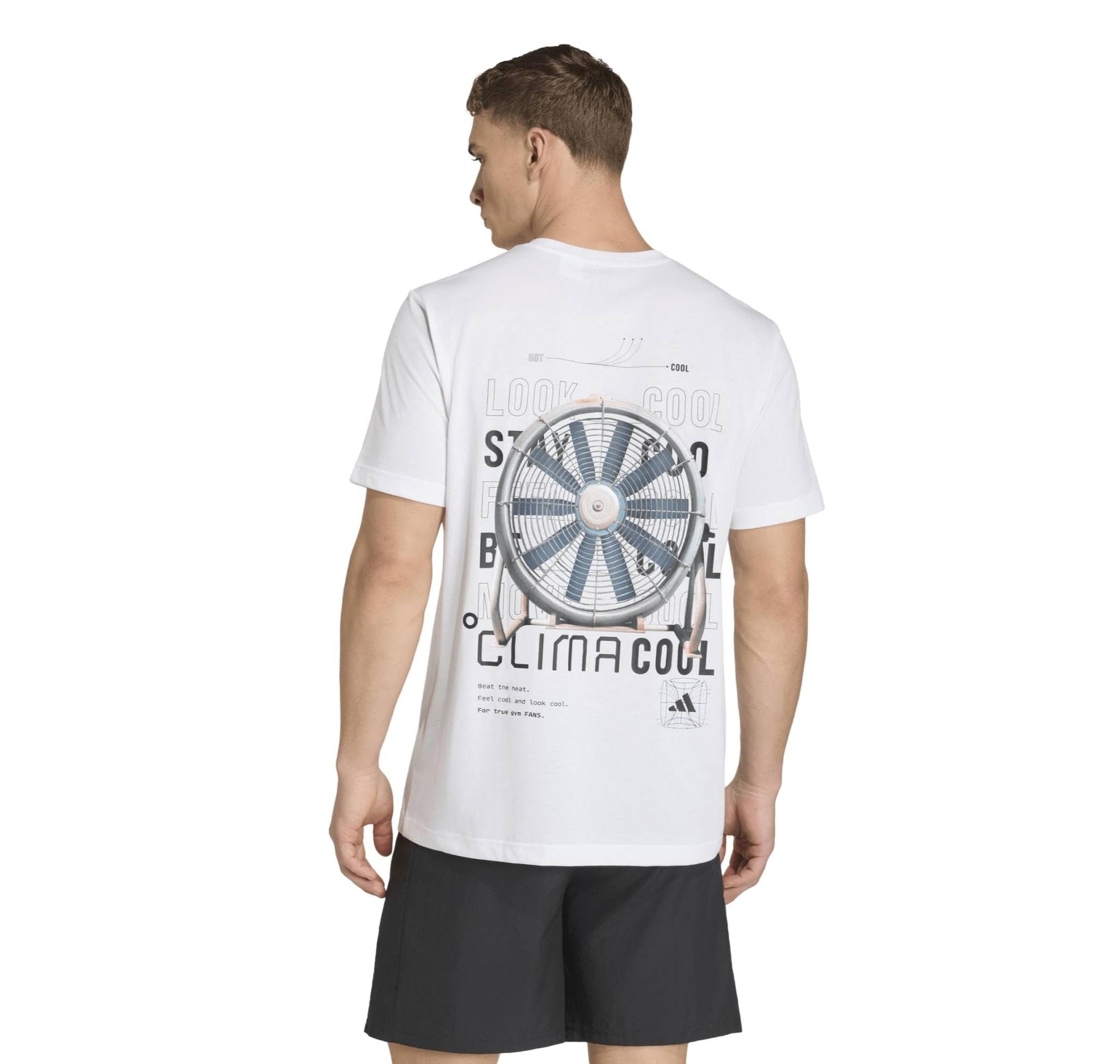 adidas adidas M Tech G T Erkek T-Shirt Beyaz - 2