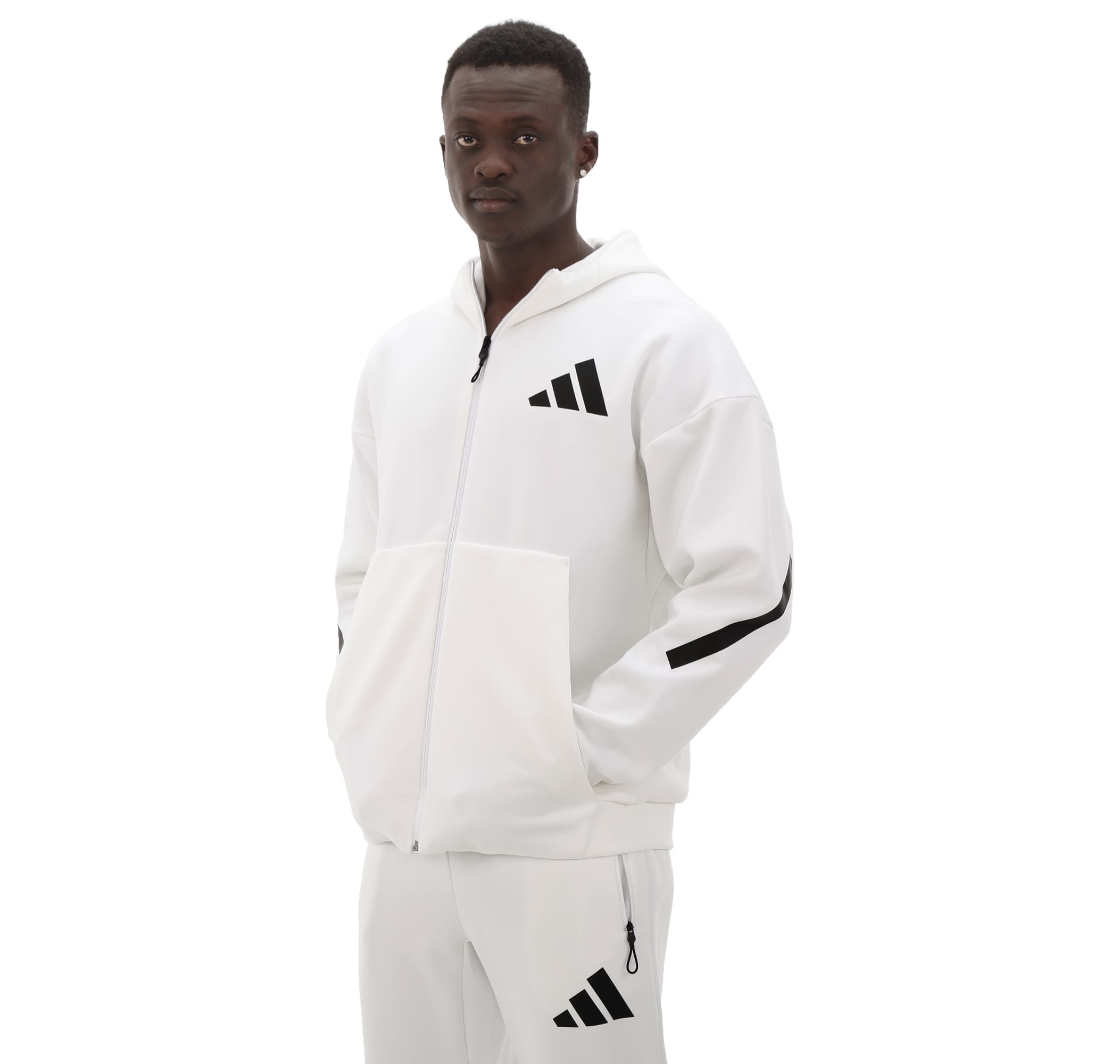 adidas adidas M Z.n.e. Fz Erkek Ceket Beyaz - 3
