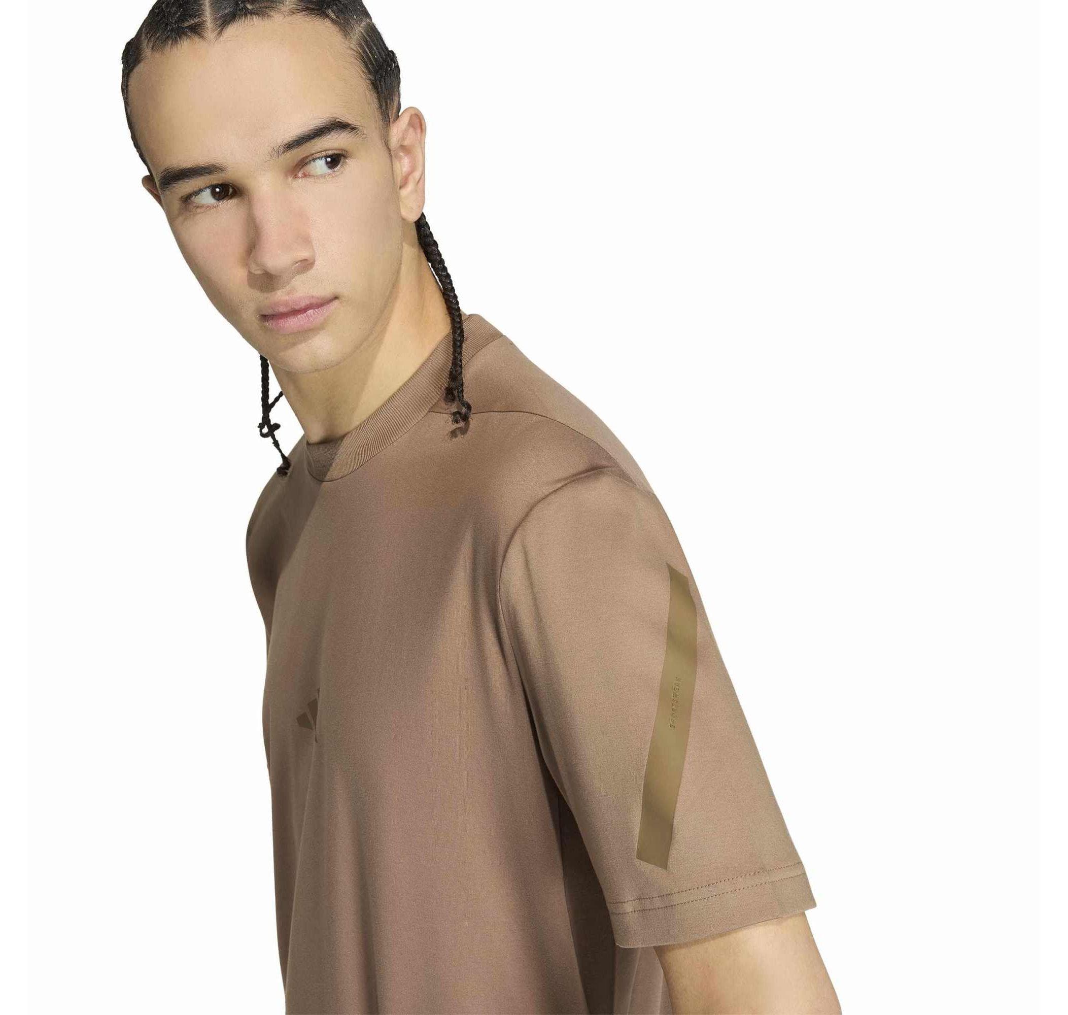 adidas adidas M Z.n.e. Tee Re Erkek T-Shirt Bej - 5