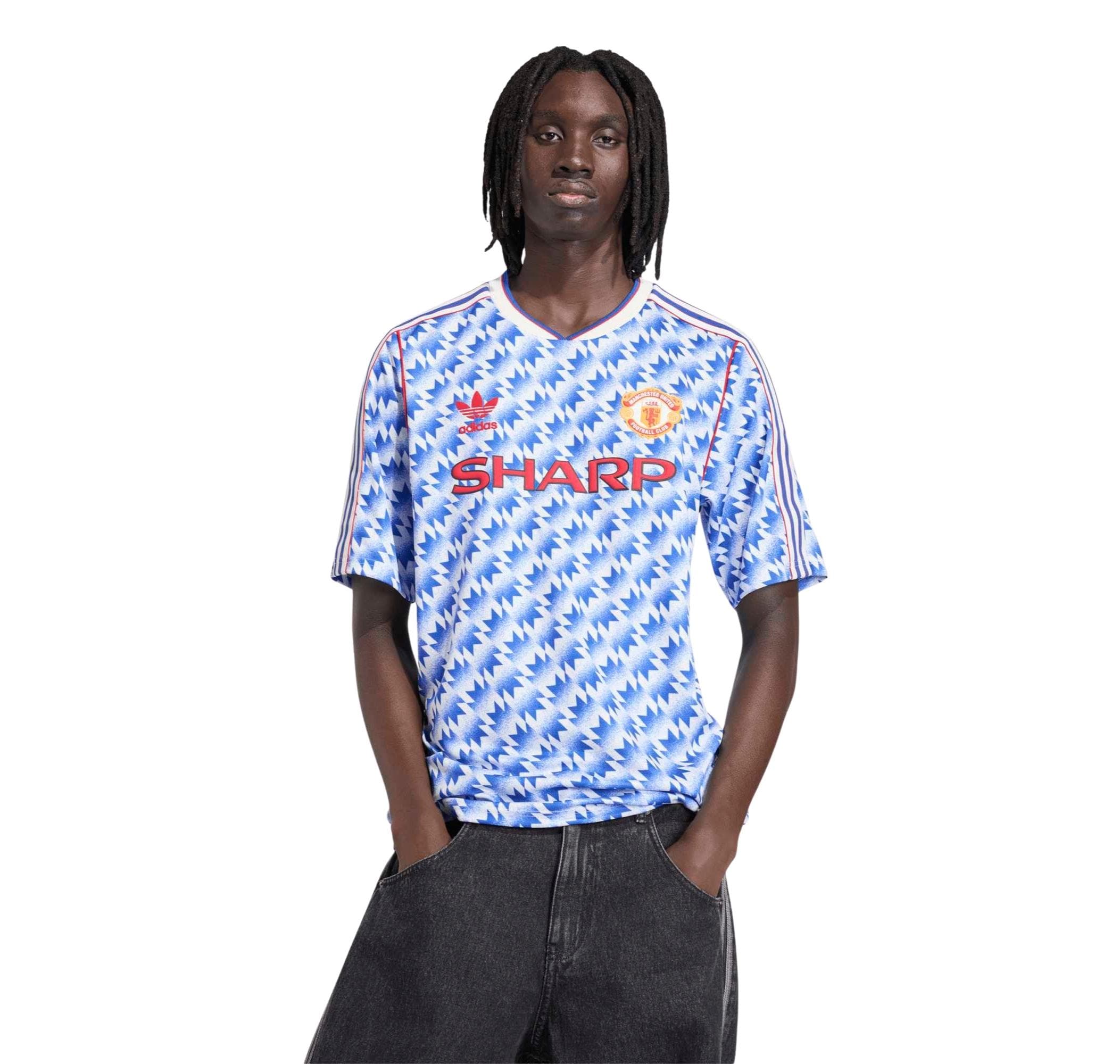 adidas adidas Manchester United A Jsy 90 Erkek Forması Turkuaz
