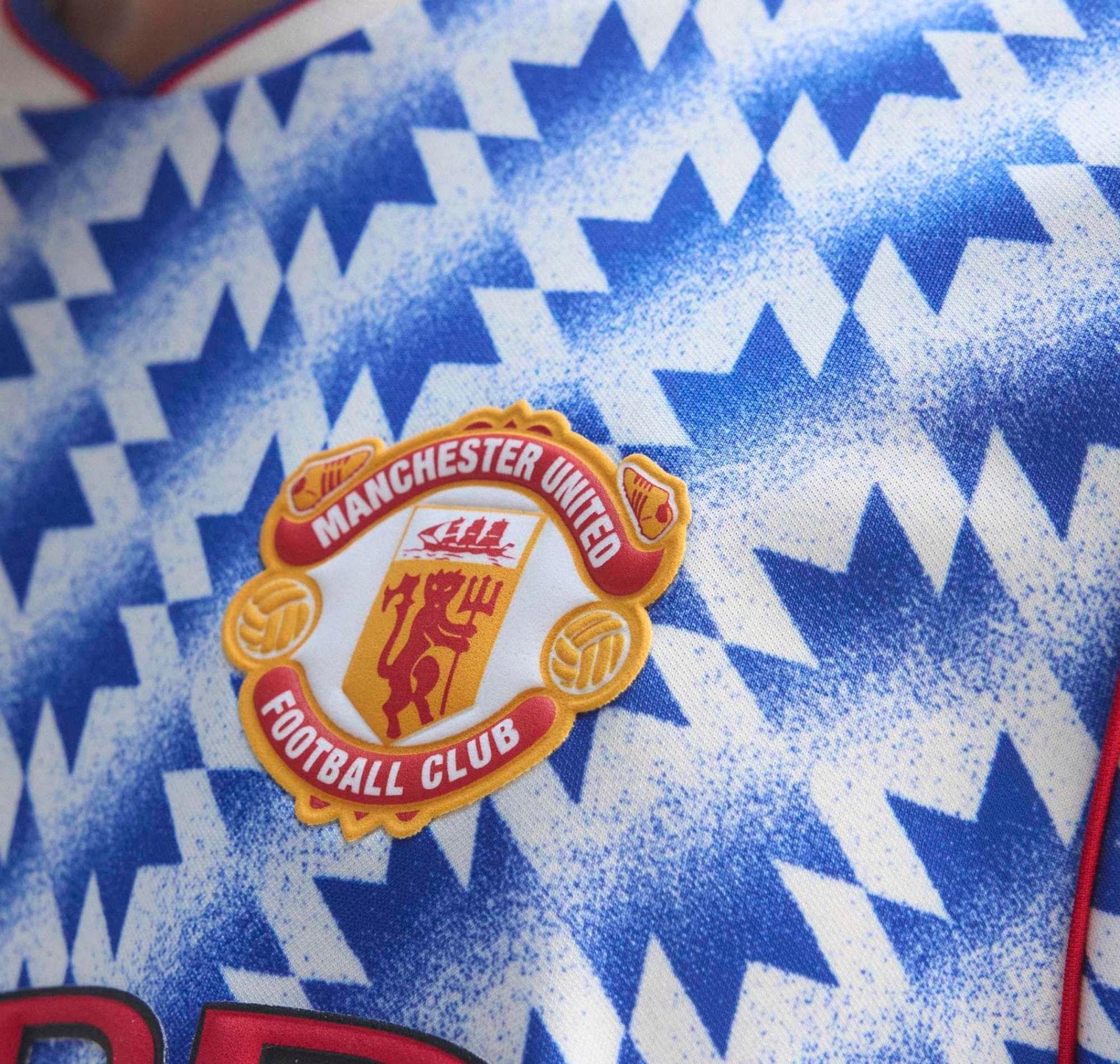 adidas adidas Manchester United A Jsy 90 Erkek Forması Turkuaz - 5